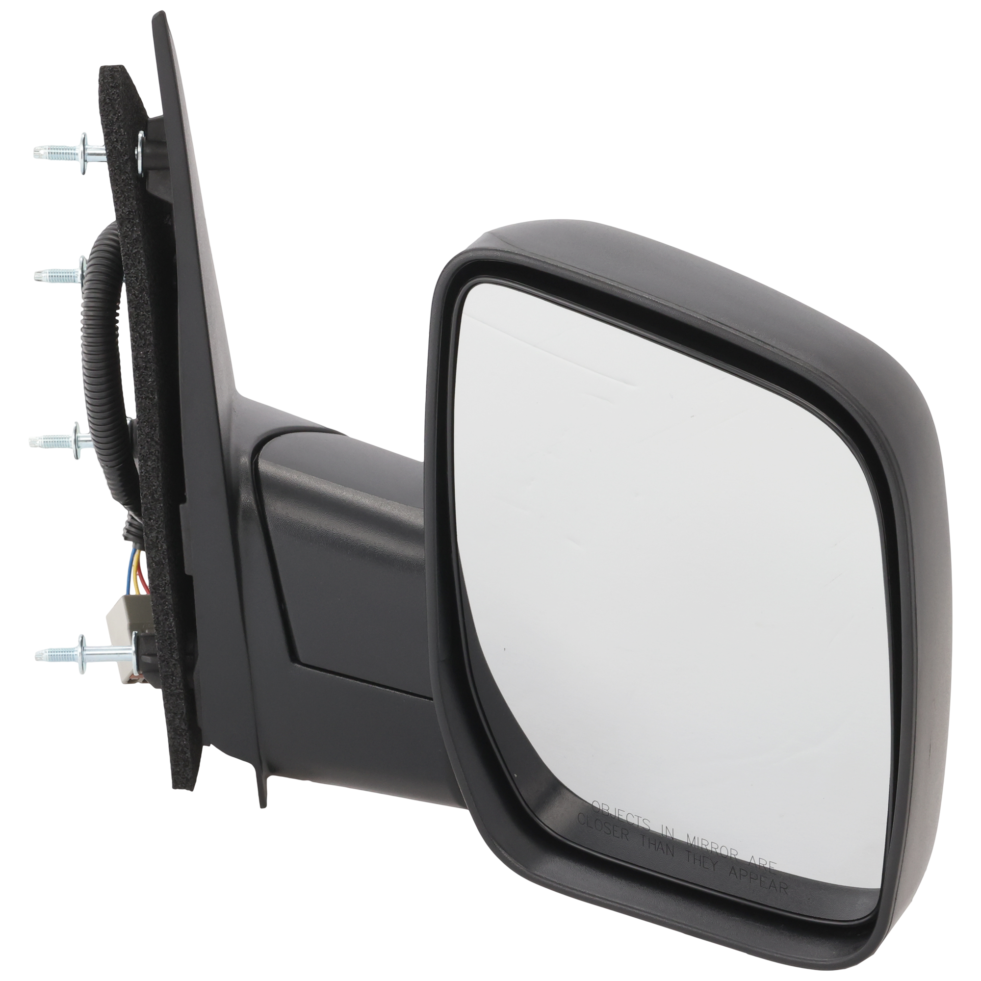 AM E 350 SUPER DUTY 07-08 MIRROR RH Non Towing Power Manual Folding Non Heated Textured Black No Auto dimming BSD Memory and Signal Light 4 Bolt Mount SKU FD123ER Partslink FO1321288 OEM 7C2Z17682AA