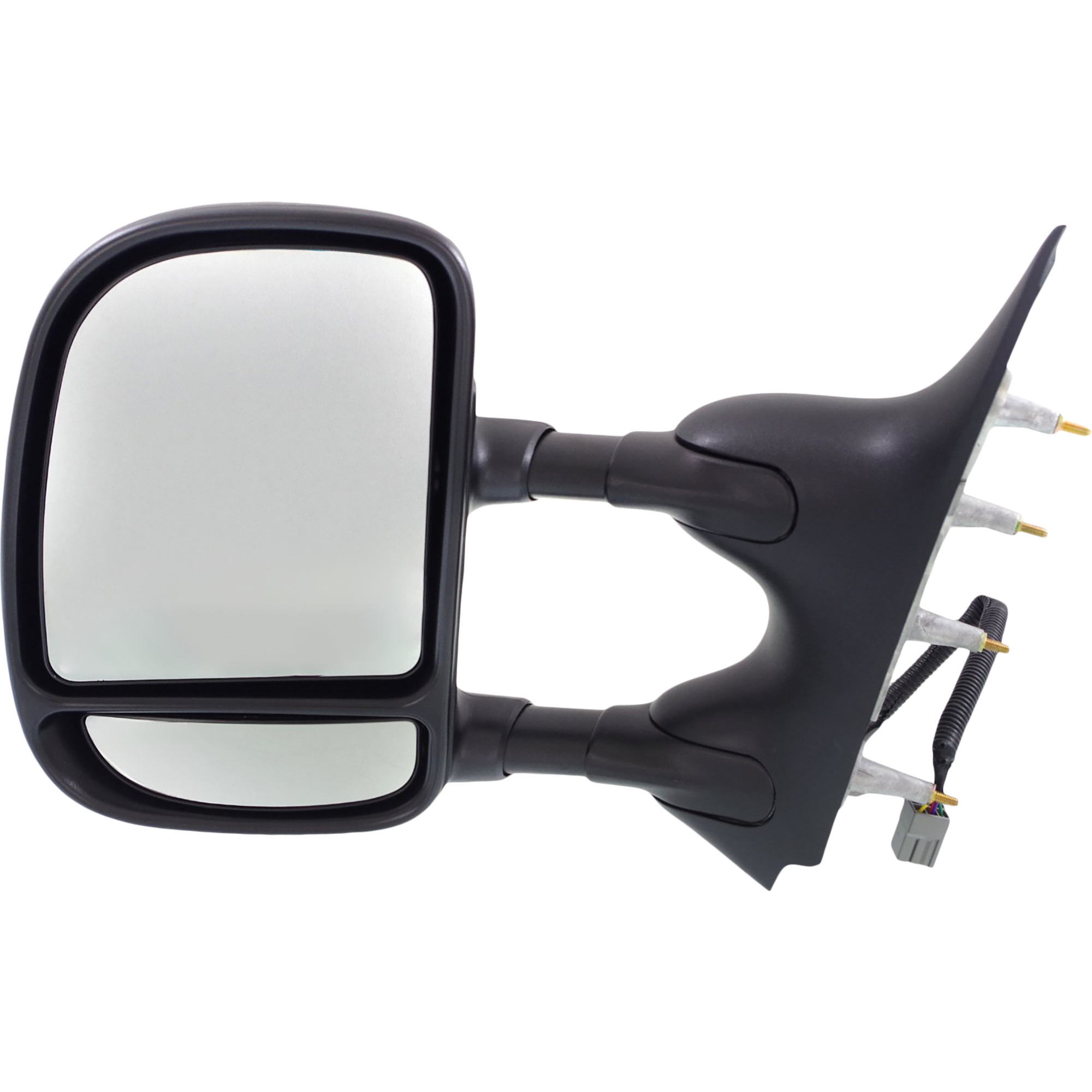 AM ECONOLINE VAN 09-21 TOWING MIRROR LH Power Manual Folding Non Heated Textured No Auto dimming BSD Memory and Signal Light 4 Bolt Mount SKU FD125EL Partslink FO1320329 OEM 9C2Z17683CA