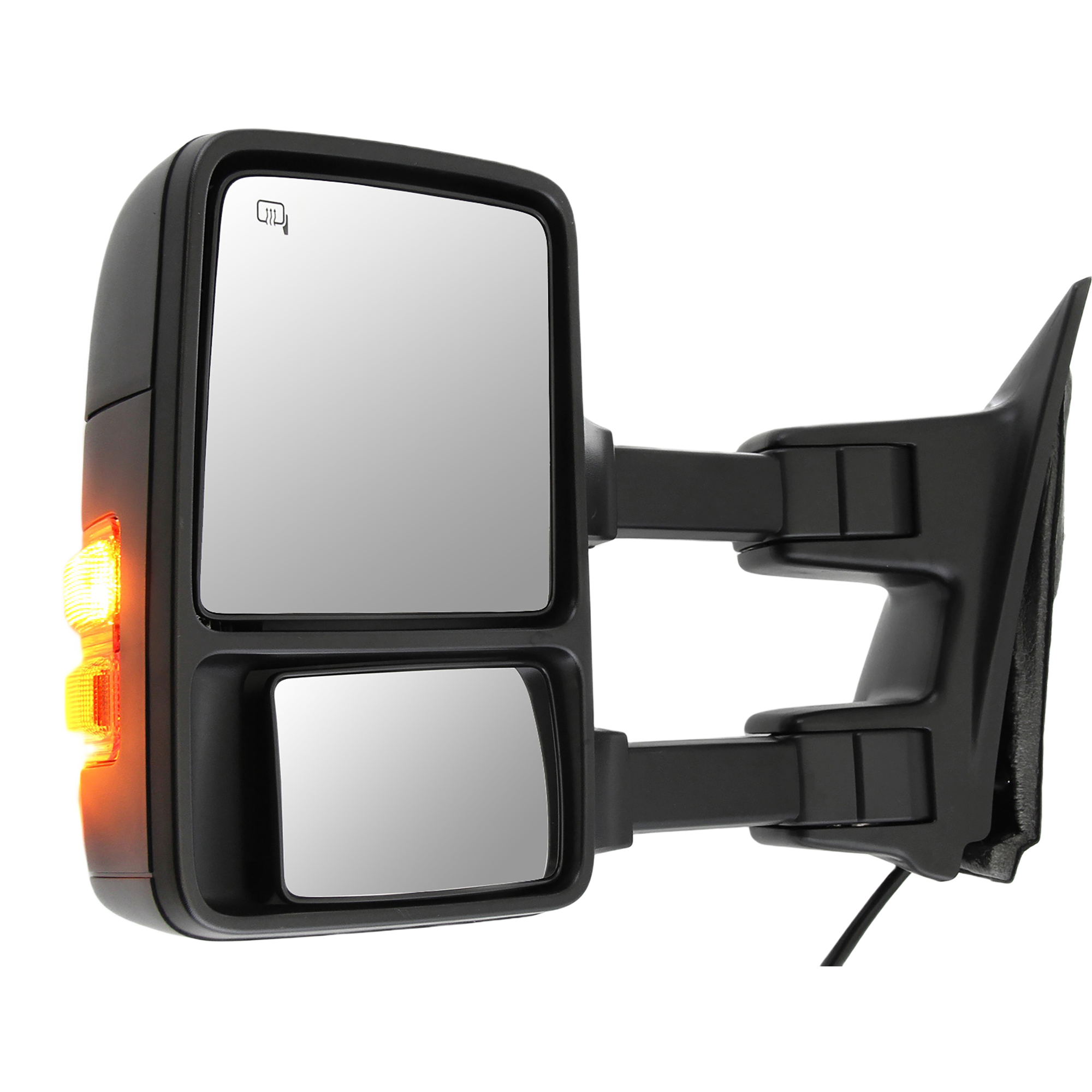 AM F SERIES SUPER DUTY 08-08 TOWING MIRROR LH Power Manual Folding Heated Textured w Signal Light No Memory SKU FD127EL S Partslink FO1320341 OEM 8C3Z17683BC