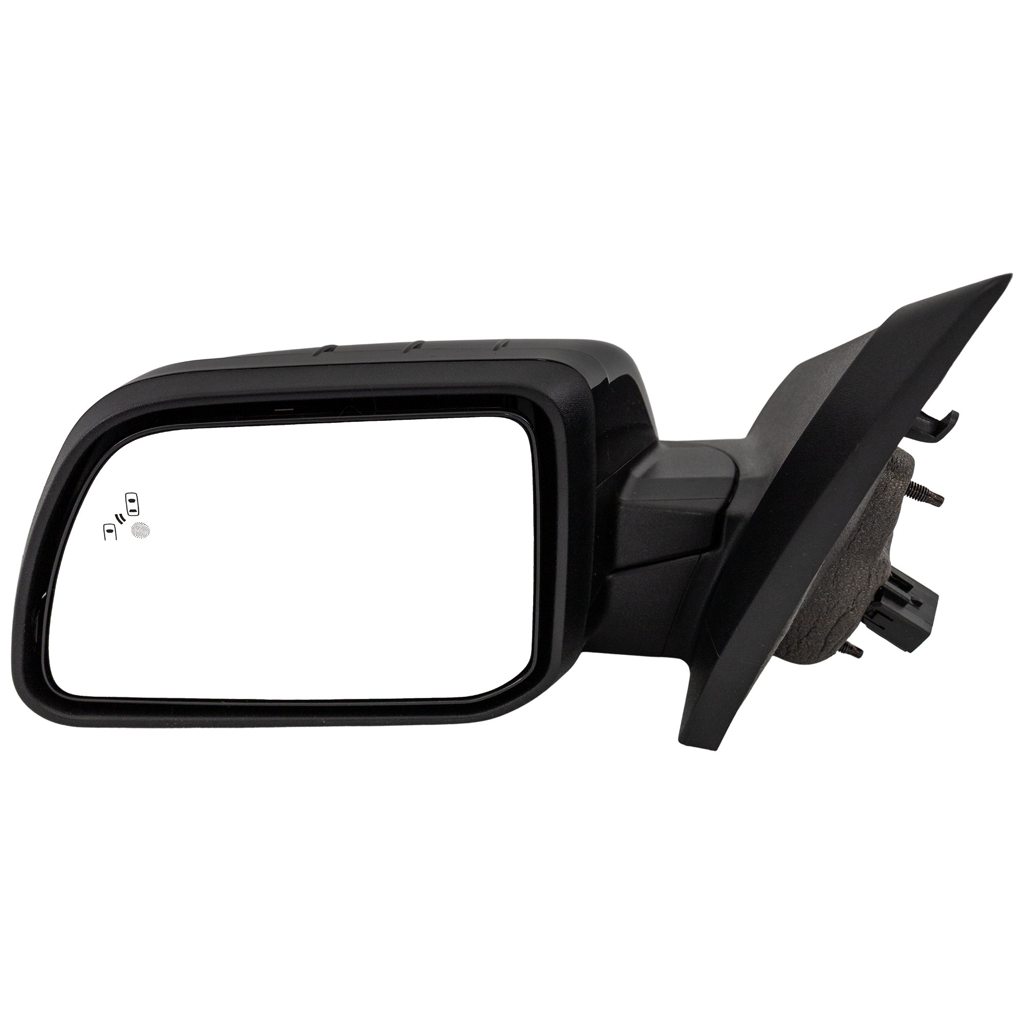 AM EDGE 11-14 MIRROR LH Power Manual Folding Heated Paintable w BSD in Glass and In housing Signal Light No Auto dimming and Memory SKU FD12EL S OEM CT4Z17683CAPTM PFM CT4Z17683FA