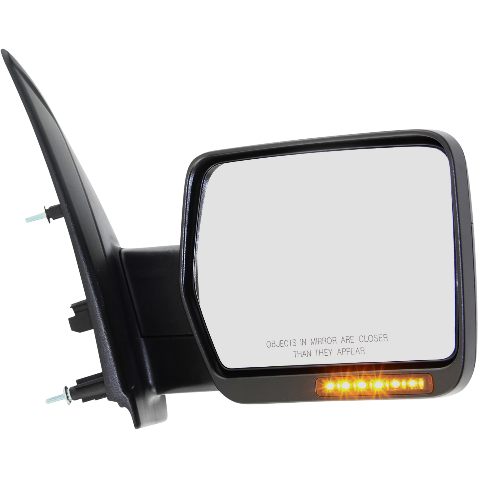 AM F 150-09-10 MIRROR RH Non Towing Power Manual Folding Heated Textured In housing Signal Light No Auto dimming BSD and Memory Exc. SVT Raptor Model SKU FD131ER S Partslink FO1321349 OEM 9L3Z17682CB