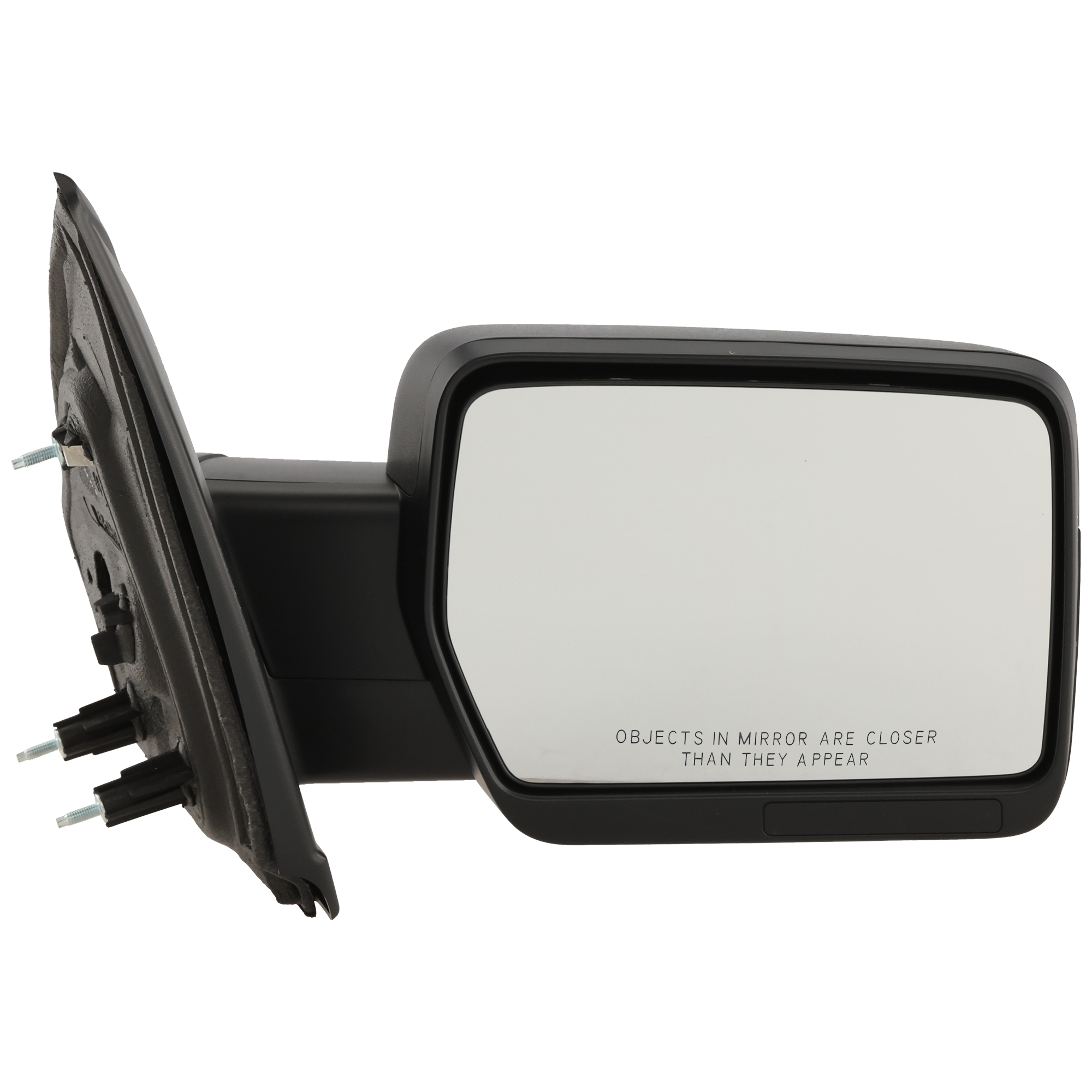 AM F 150-09-10 MIRROR RH Non Towing Manual Adjust Manual Folding Non Heated Textured No Auto dimming BSD Memory and Signal Light SKU FD131R Partslink FO1321347 OEM 9L3Z17682AA