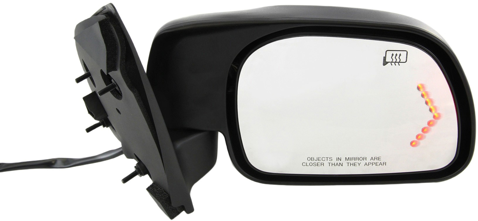 AM EXCURSION 01-05 MIRROR RH Non Towing Power Manual Folding Heated Textured w In glass Signal Light w o Auto Dimming BSD and Memory SKU FD135ER S Partslink FO1321310 OEM 1C7Z17682AAA