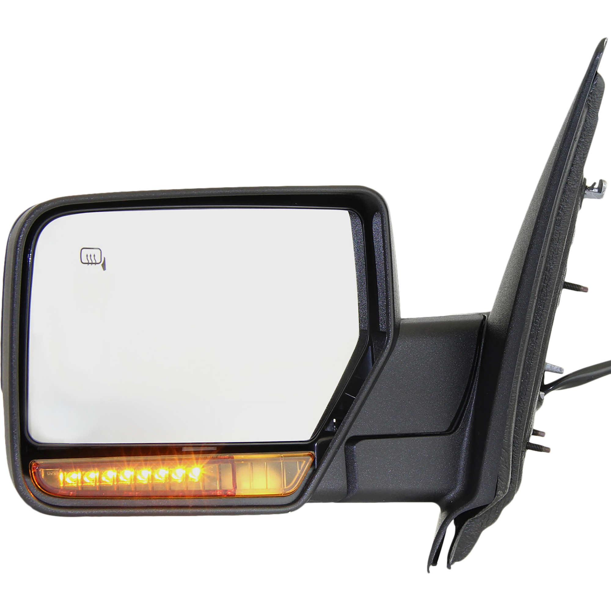 AM EXPEDITION 07-17 MIRROR LH Non Towing Power Manual Folding Heated Textured w In housing Signal Light and Memory No Auto dimming and BSD SKU FD142EL S Partslink FO1320363 OEM 8L1Z17683BA BL1Z17683BA PFM CL