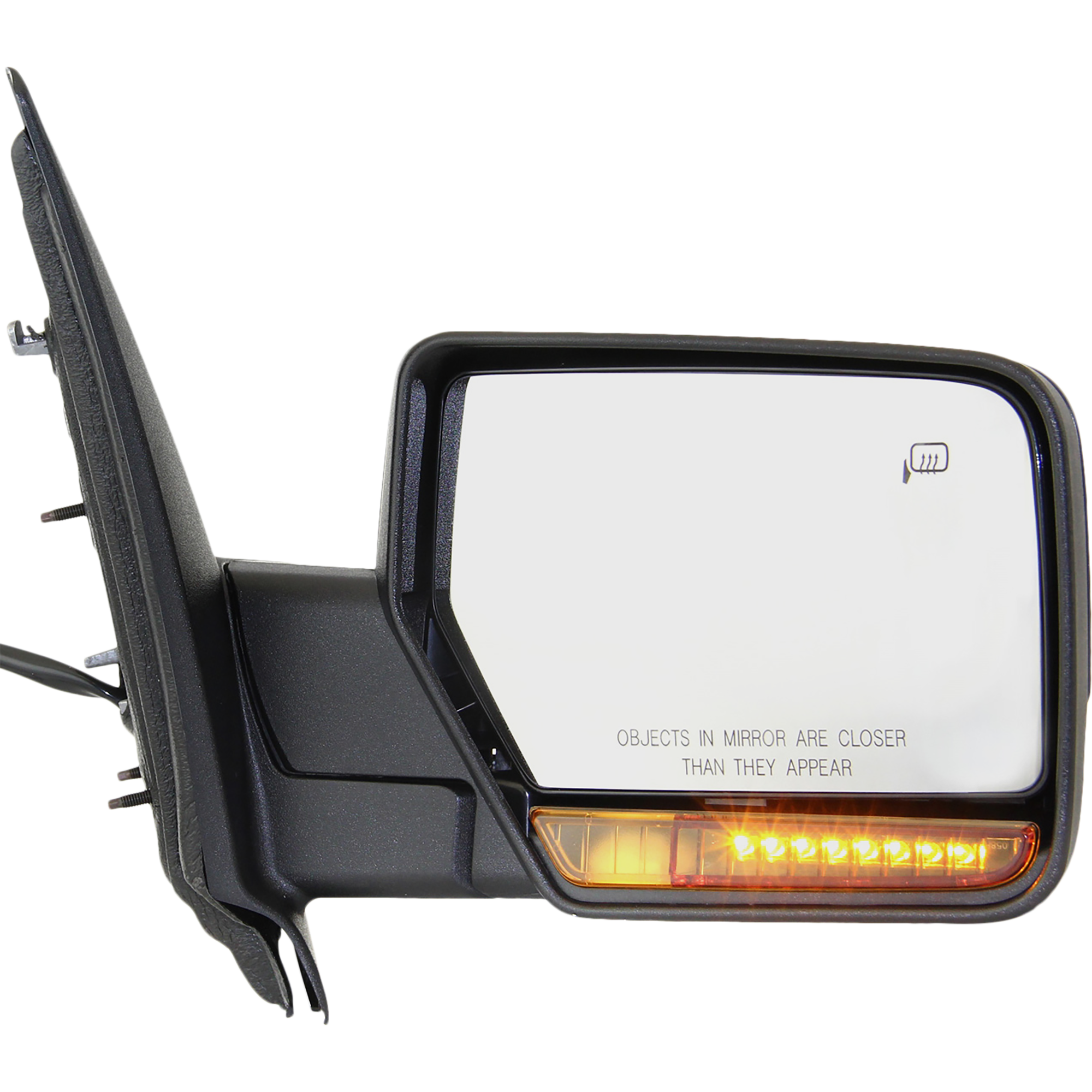 AM EXPEDITION 07-17 MIRROR RH Non Towing Power Manual Folding Heated Textured w In housing Signal Light and Memory No Auto dimming and BSD SKU FD142ER S Partslink FO1321363 OEM 8L1Z17682BA BL1Z17682BA PFM CL