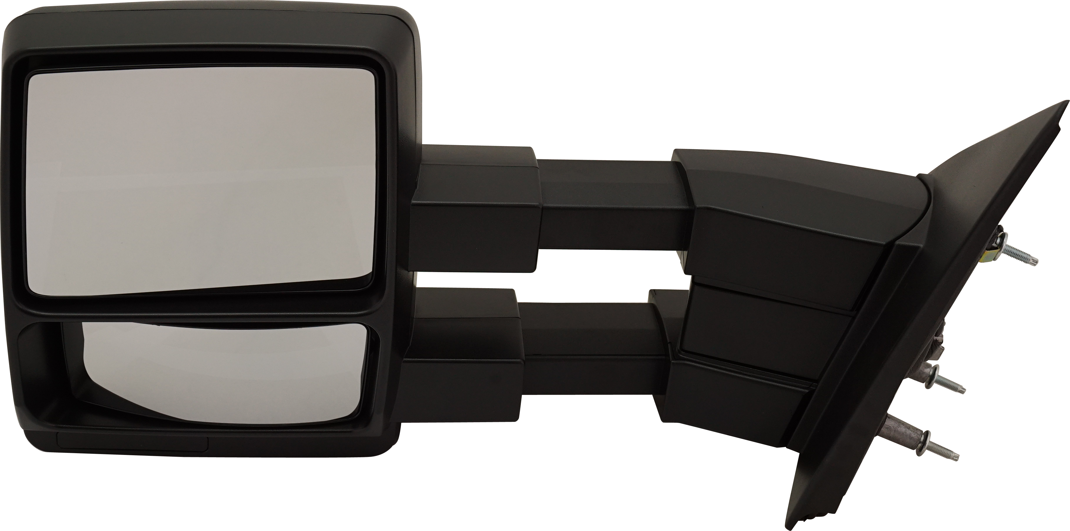 AM F 150-04-14 TOWING MIRROR LH Manual Adjust Manual Folding Non Heated Textured No Auto dimming BSD Memory and Signal Light SKU FD144L Partslink FO1320368 OEM 9L3Z17683AC