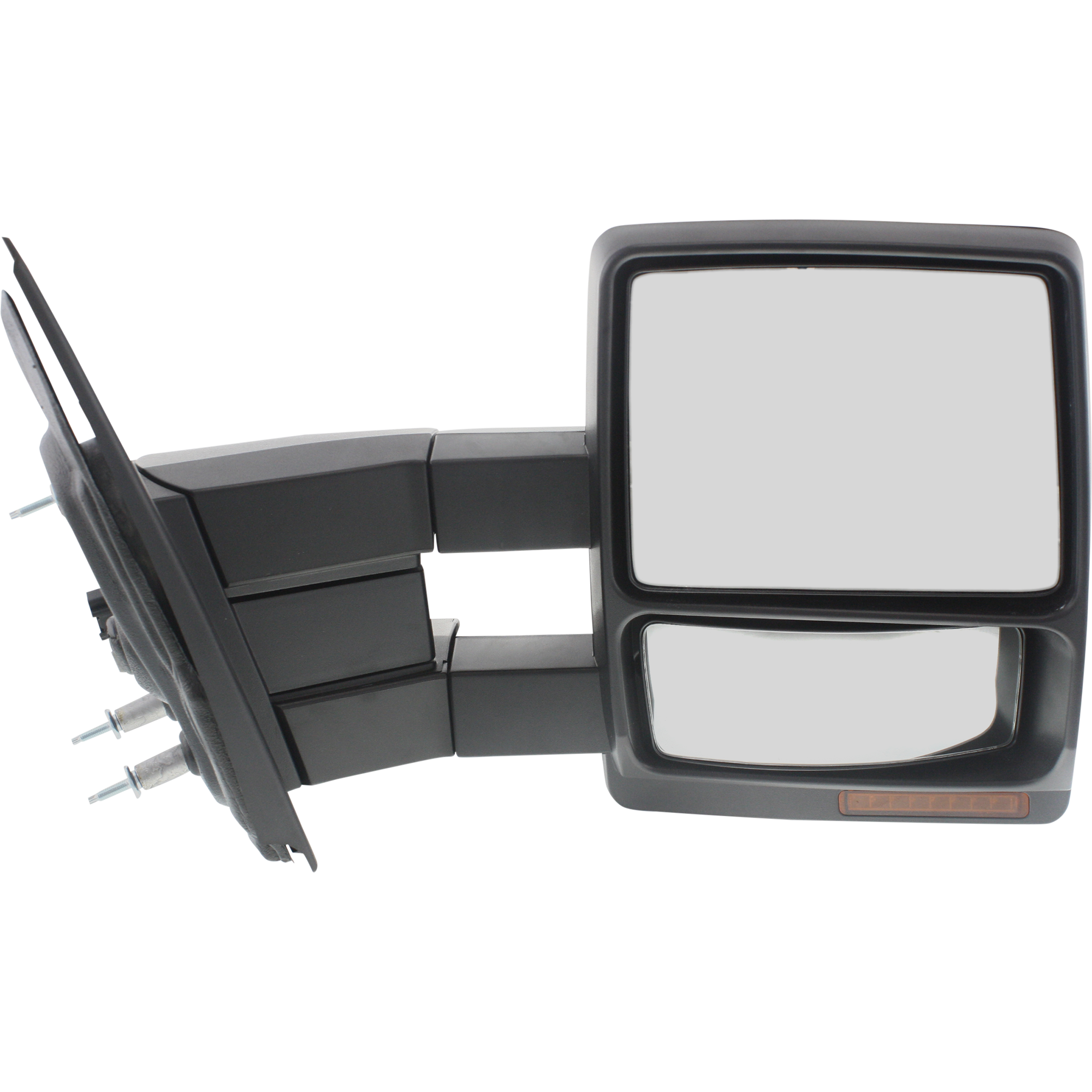 AM F 150-07-12 TOWING MIRROR RH Power Manual Folding Heated Textured Black No Auto dimming BSD In housing Signal Light and Memory SKU FD145ER S Partslink FO1321369 OEM 7L3Z17682AE