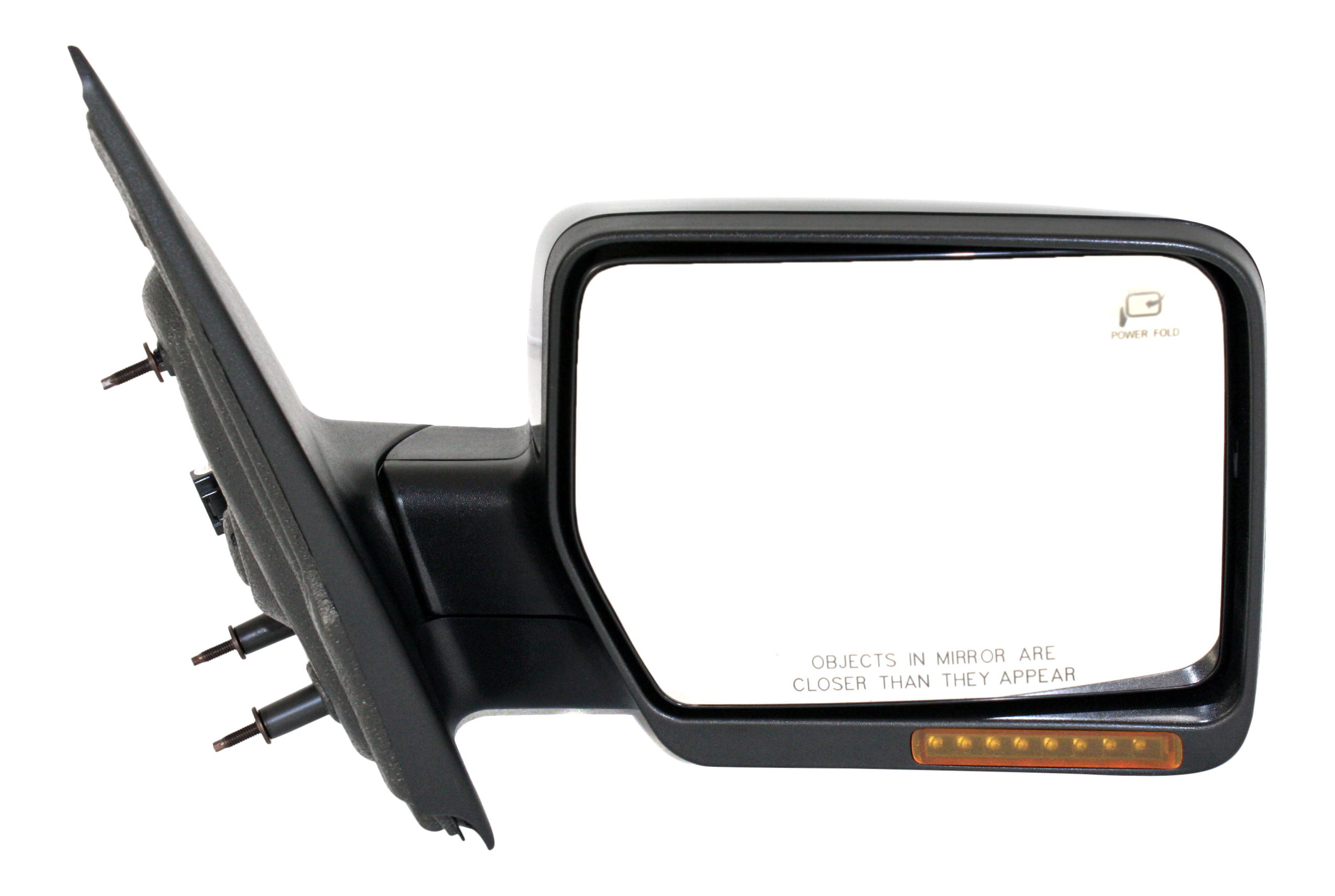 AM F 150-07-08 MIRROR RH Non Towing Power Power Folding Heated Paintable w In housing Signal Light and Memory No Auto dimming and BSD SKU FD149ER S Partslink FO1321373 OEM 8L3Z17682TA