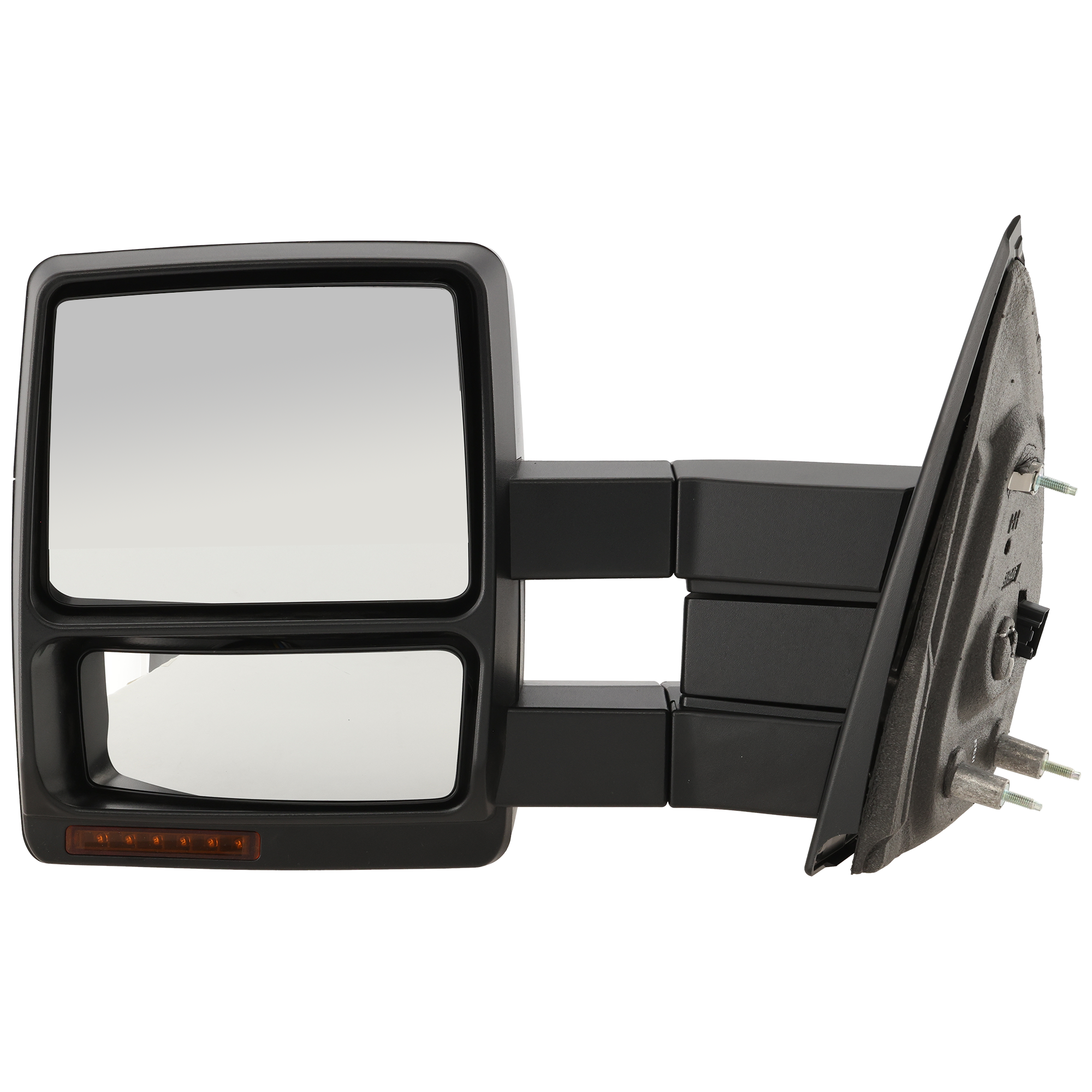 AM F 150-09-14 TOWING MIRROR LH Power Manual Folding Heated Paintable w BSG In housing Signal Light Memory and Puddle Light No Auto dimming Exc. SVT Raptor Model SKU FD161EL S Partslink FO1320430 OEM 9L3Z17683CAPTM