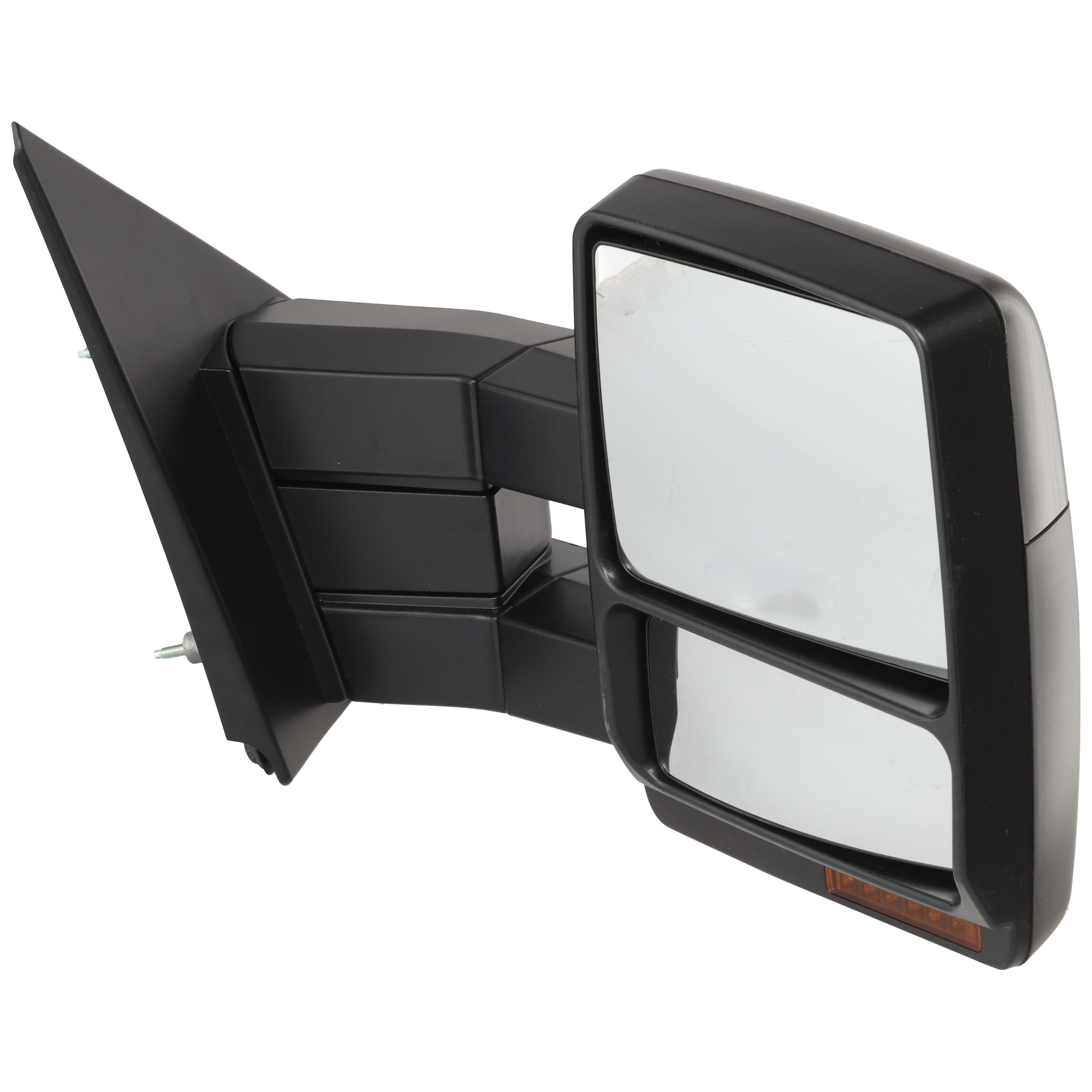 AM F 150-09-14 TOWING MIRROR RH Power Manual Folding Heated Paintable w BSG In housing Signal Light Memory and Puddle Light No Auto dimming Exc. SVT Raptor Model SKU FD161ER S Partslink FO1321430 OEM 9L3Z17682CAPTM