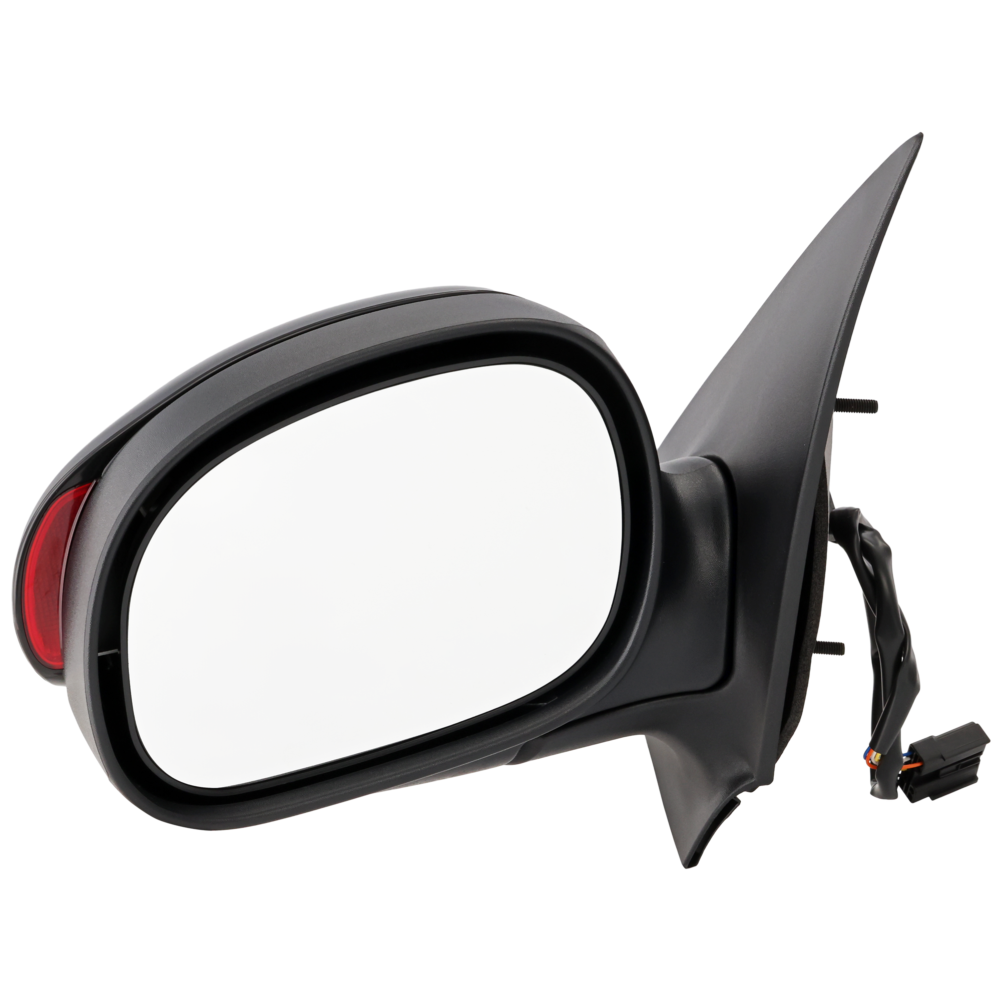 AM F 150-01-03 MIRROR LH Non Towing Power Manual Folding Non Heated Paintable Contour Style w In housing Signal Light Crew Cab No Auto dimming SKU FD172EL S Partslink FO1320223 OEM YL3Z17683BAA 1L3Z17683BAB