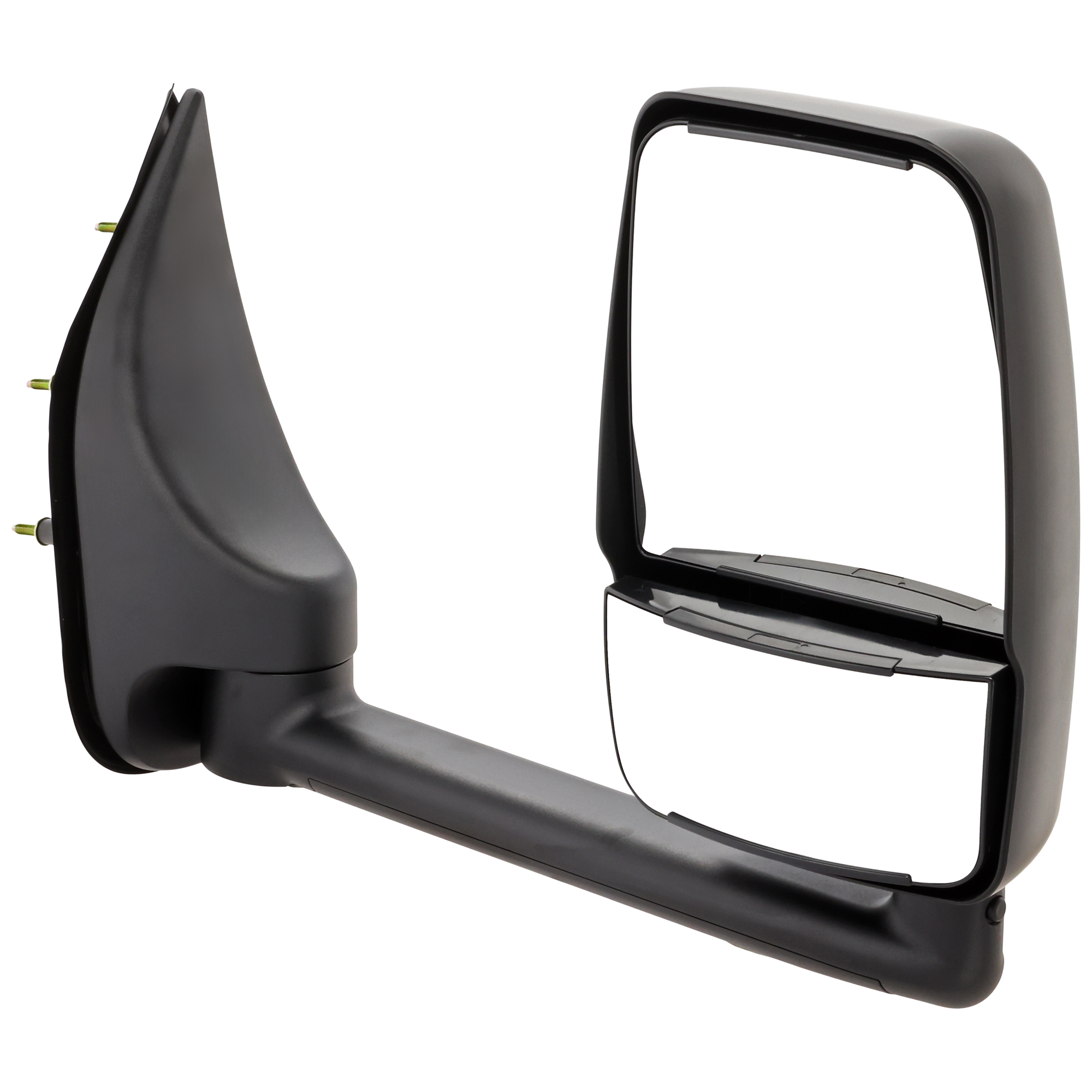 AM ECONOLINE VAN 02-14 TOWING MIRROR LH Manual Adjust Manual Folding Non Heated Paintable No Auto dimming BSD Memory and Signal Light 4 Bolt Mount SKU FD176L OEM 3C2Z17683FAA PFM