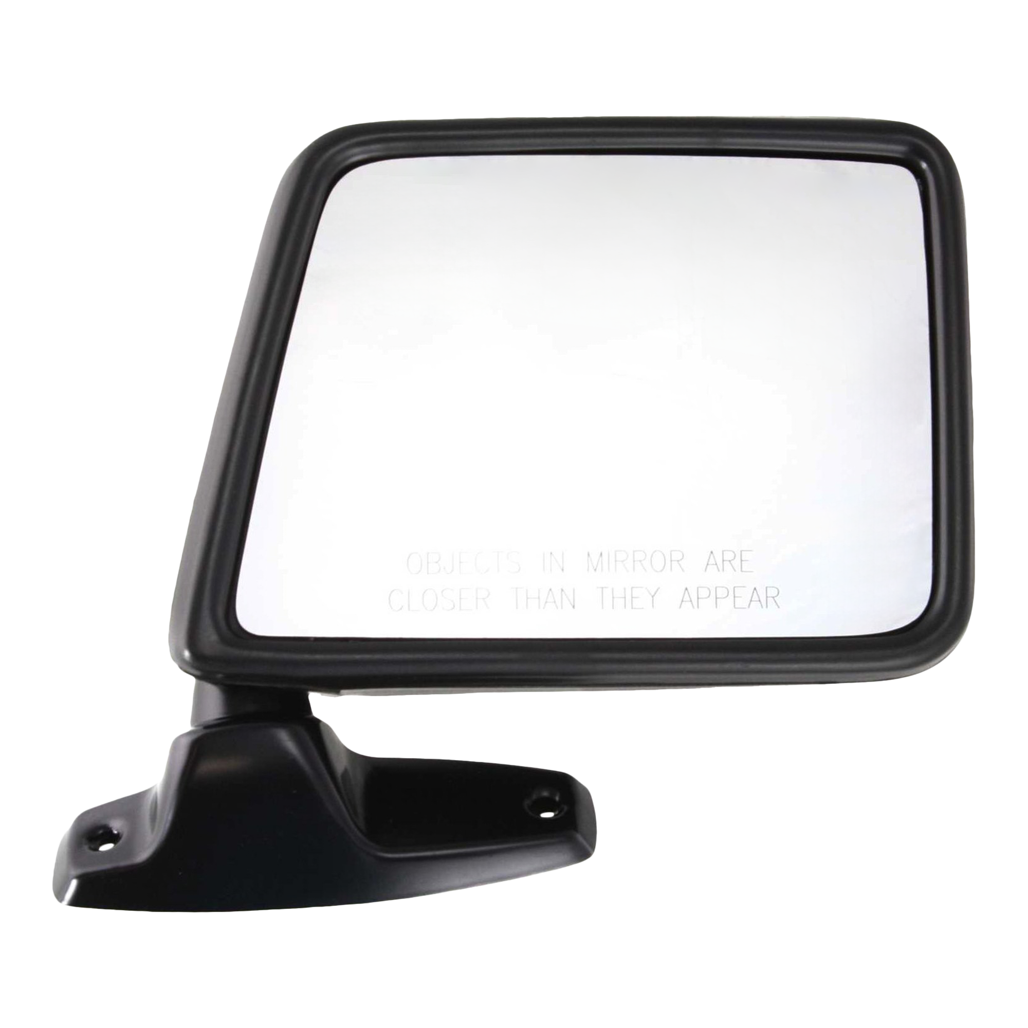 AM RANGER 83-92 MIRROR RH Manual Adjust Manual Folding Non Heated Paintable Paddle Style SKU FD18R Partslink FO1321108 OEM E5TZ17682C