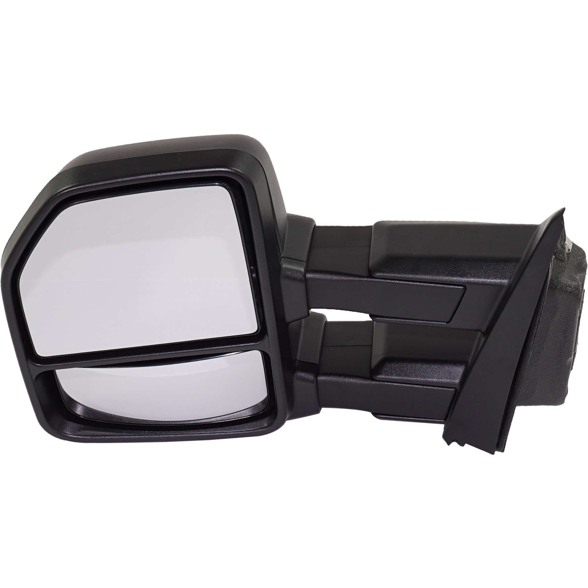 AM F 150-15-18 TOWING MIRROR LH Manual Adjust Manual Folding Non Heated Textured No Puddle and Signal Lights XL XLT Models To 2-26-18 SKU FD191EL OEM FL3Z17683AB PFM