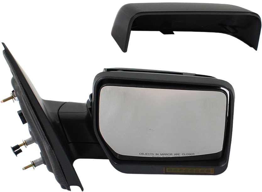 AM F 150-07-08 MIRROR RH Non Towing Power Manual Folding Heated Paintable w In housing Signal Light No Auto dimming BSD and Memory SKU FD208ER S Partslink FO1321333 OEM 8L3Z17682RA