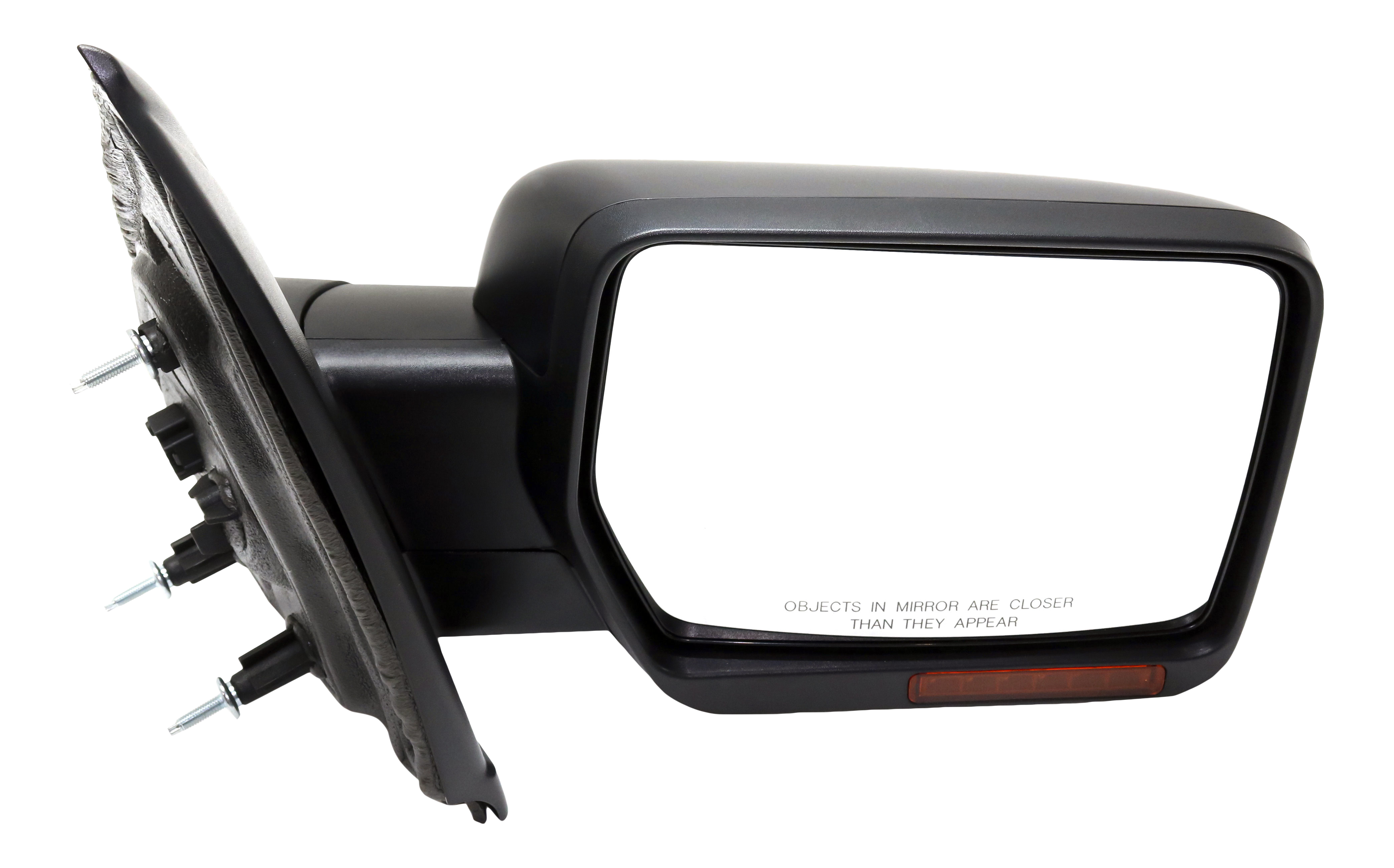 AM F 150-11-14 MIRROR RH Power Manual Folding Heated Paintable w Memory and Signal Light No Blind Spot Feature and Puddle Light SKU FD223ER S Partslink FO1321405 OEM BL3Z17682DAPTM