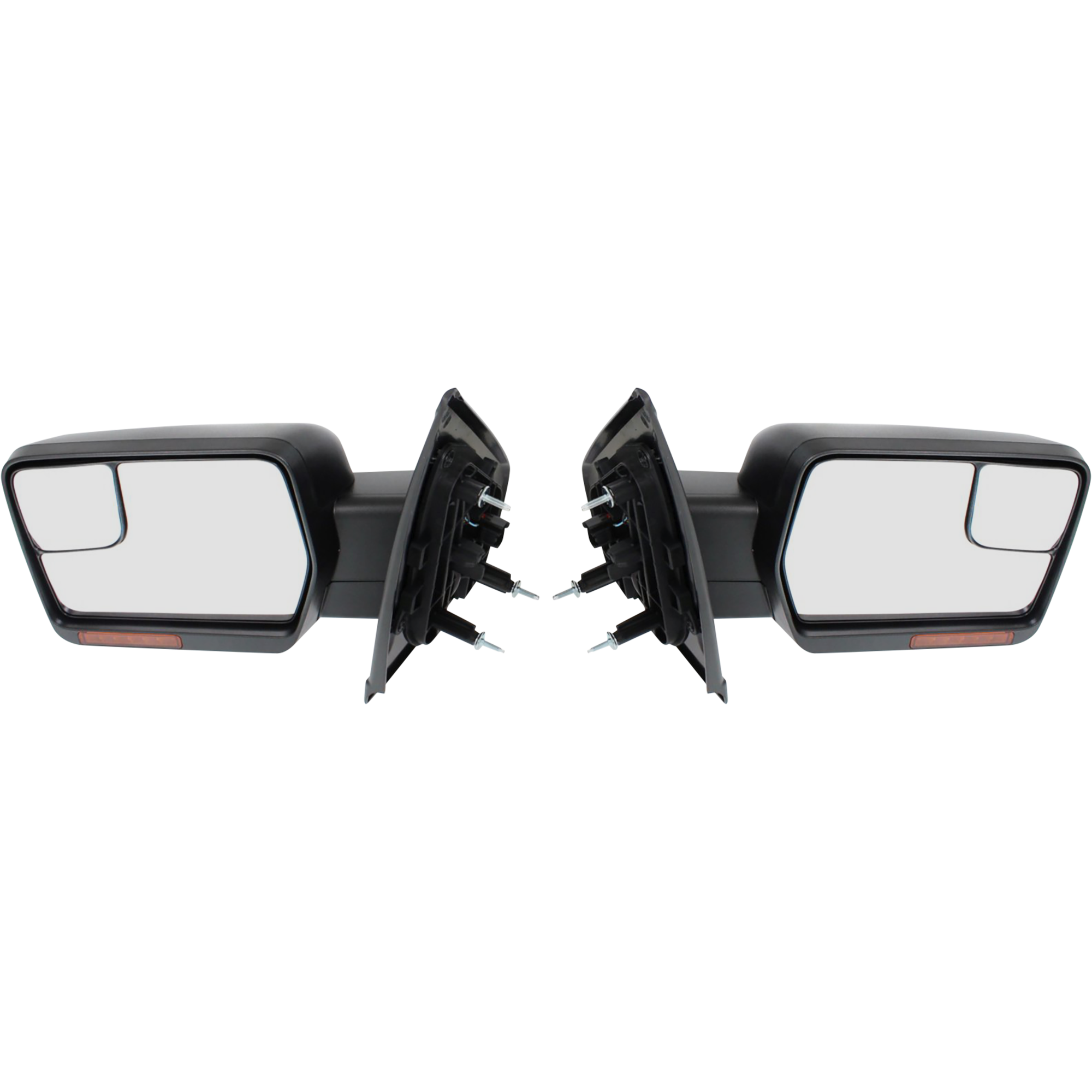 AM F 150-04-08 MIRROR RH AND LH Non Towing Power Power Folding Non Heated Textured w In housing Signal Light No Auto dimming BSD and Memory SKU FD235C S OEM Performance