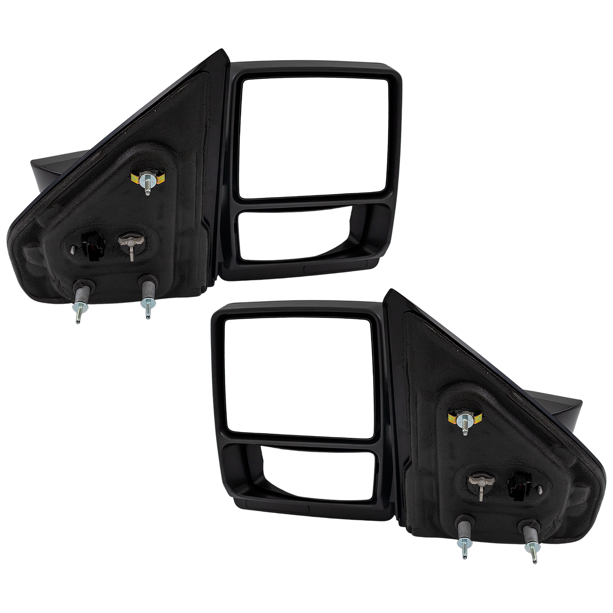 AM F 150-04-12 TOWING MIRROR RH AND LH Power Manual Folding Non Heated Textured No Auto dimming BSD Memory and Signal Light SKU FD237E OEM Performance