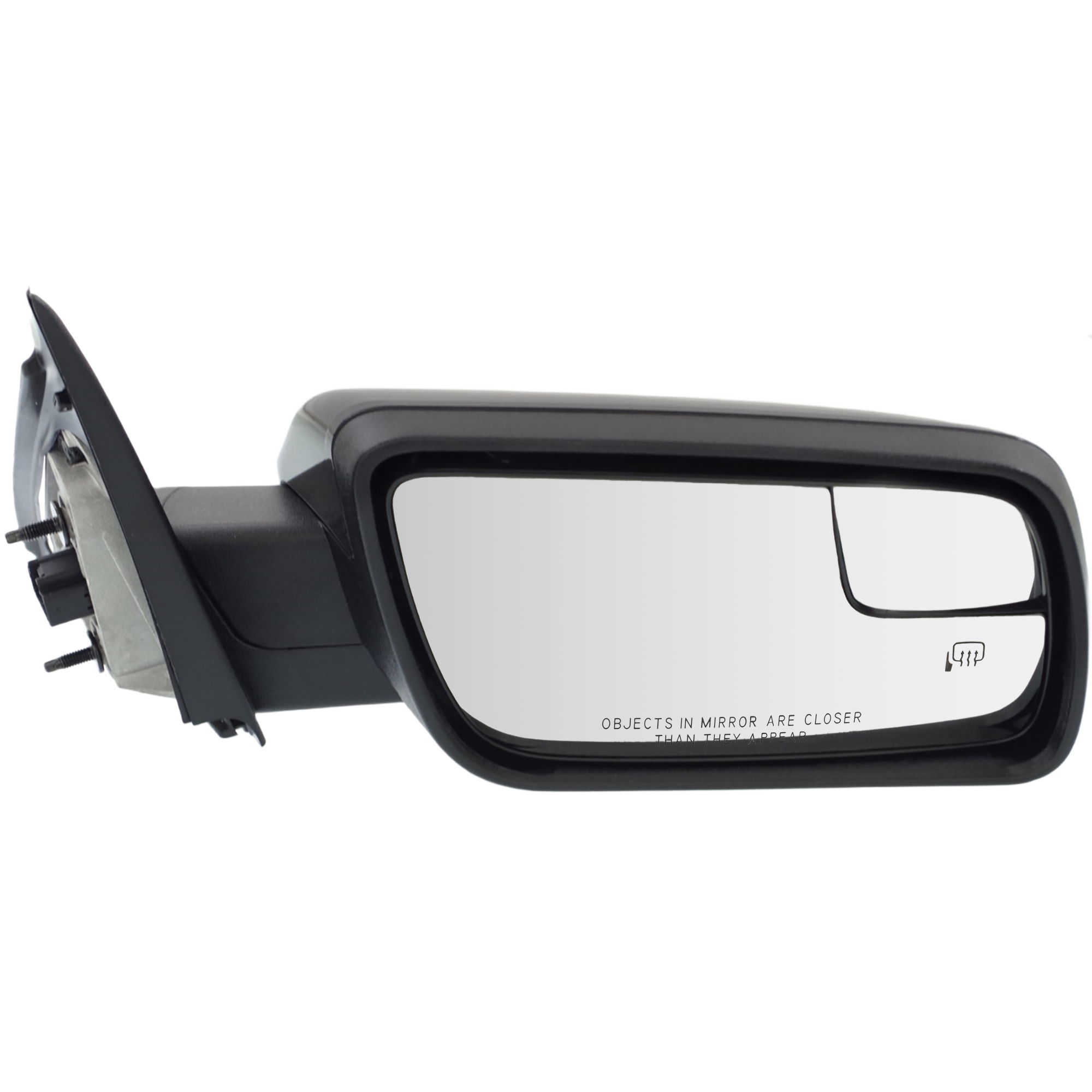 AM FLEX 13-19 MIRROR RH Power Manual Folding Heated Paintable No Signal Light and Puddle Light SKU FD239ER Partslink FO1321444 OEM DA8Z17682BA