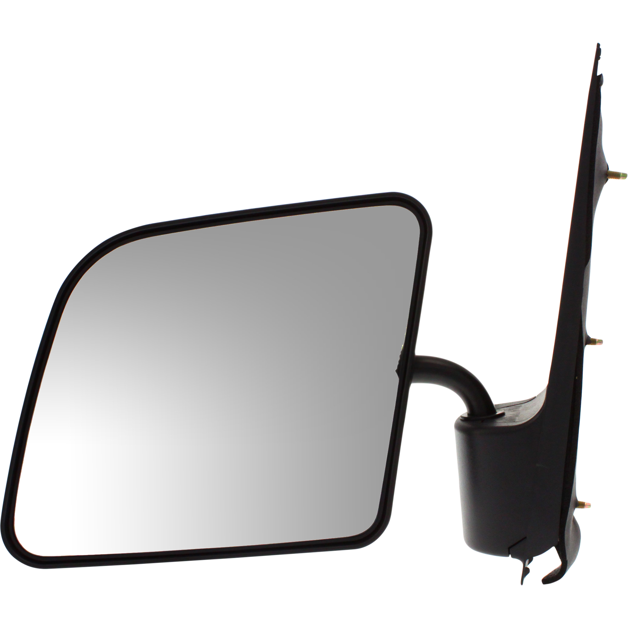 AM ECONOLINE VAN 92-07 MIRROR LH Non Towing Manual Adjust Manual Folding Non Heated Textured No Auto dimming BSD Memory and Signal Light Swing Lock Type Flat Glass 3 Bolt Mount SKU FD23L Partslink FO1320172 OEM F4UZ17683A