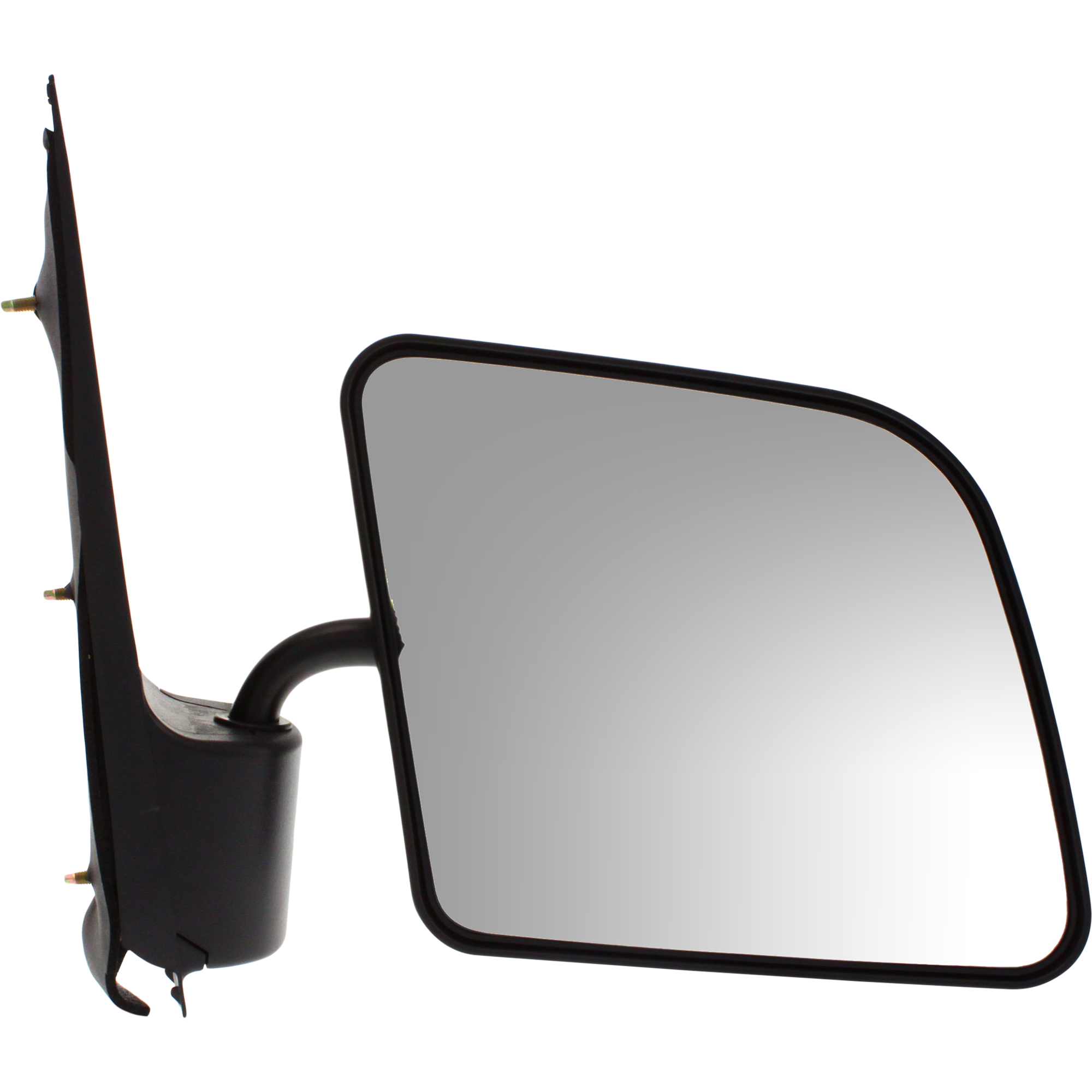 AM ECONOLINE VAN 92-07 MIRROR RH Non Towing Manual Adjust Manual Folding Non Heated Textured No Auto dimming BSD Memory and Signal Light Swing Lock Type Flat Glass 3 Bolt Mount SKU FD23R Partslink FO1321172 OEM F4UZ17682C
