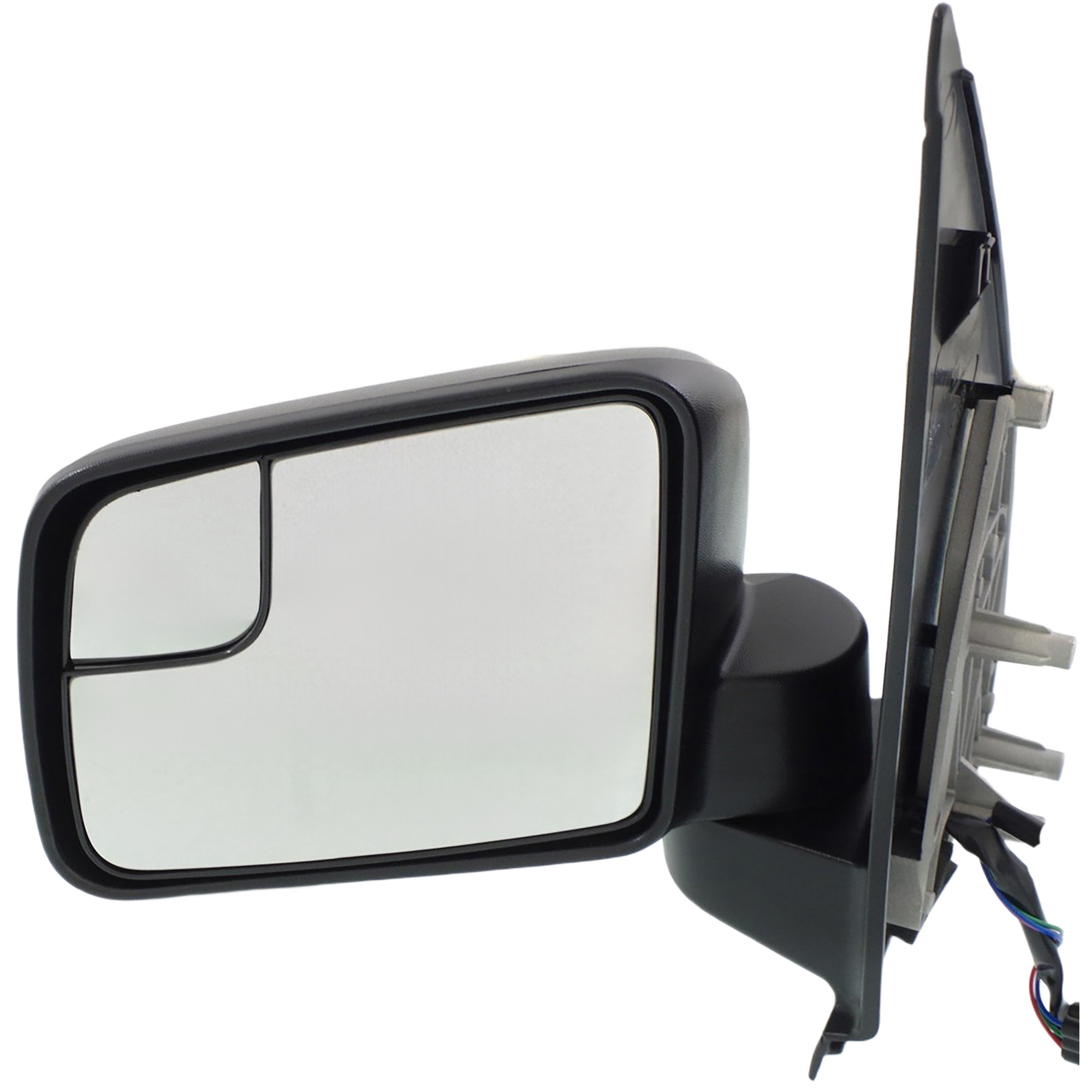 AM TRANSIT CONNECT 11-13 MIRROR LH Non Towing Power Manual Folding Non Heated Textured From 10-4-10 SKU FD246EL Partslink FO1320442 OEM BT1Z17683C