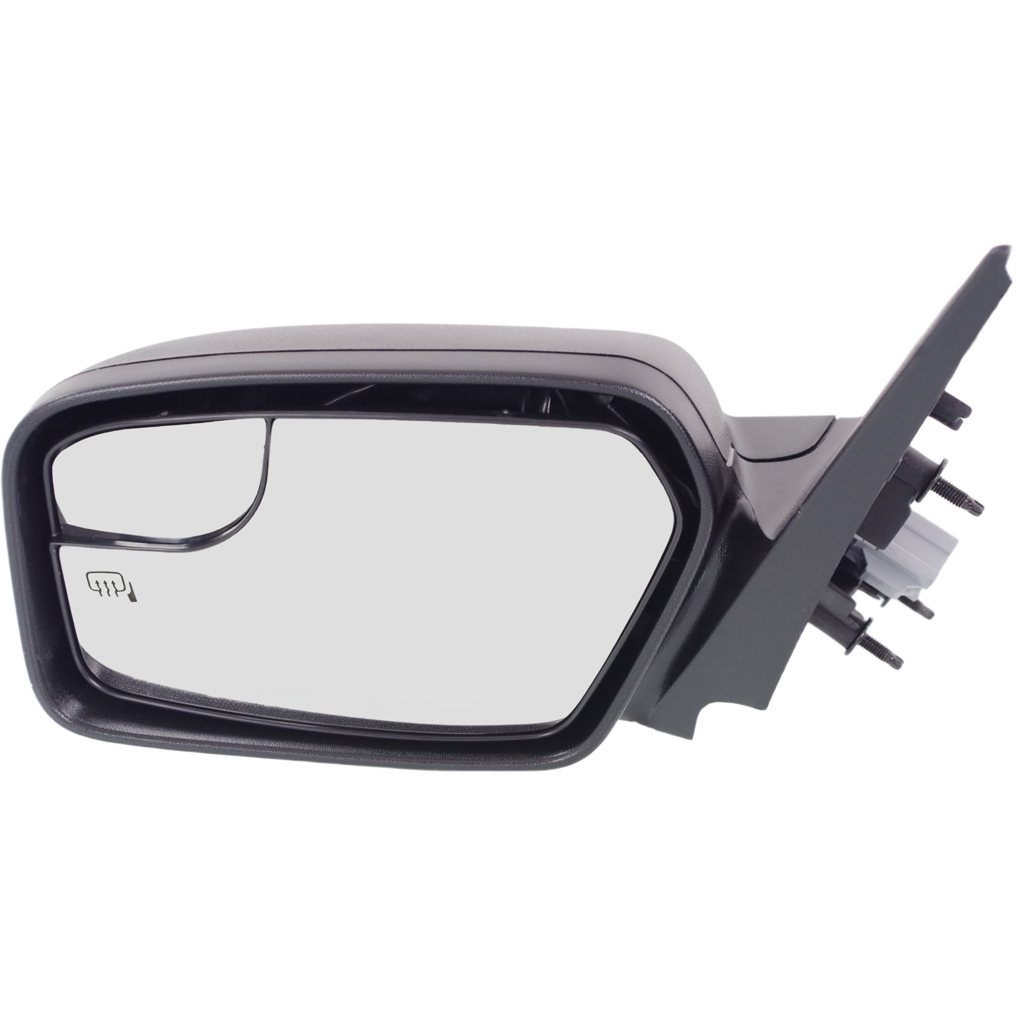 AM FUSION 11-12 MIRROR LH Power Non Folding Heated Textured w Blind Spot Glass and Puddle Light SKU FD254EL Partslink FO1320424 OEM BE5Z17683BA