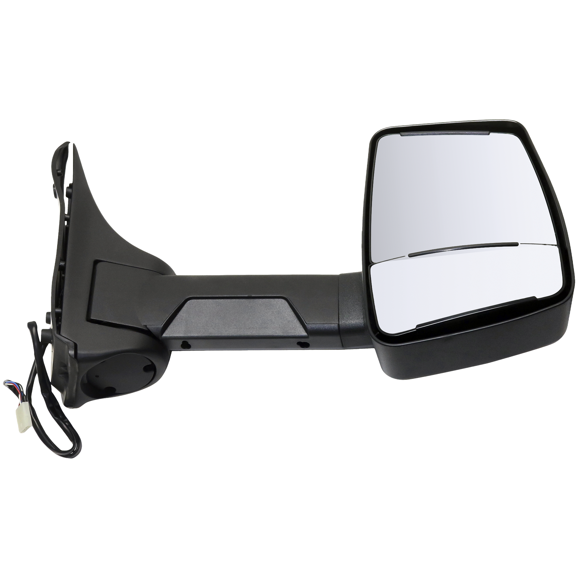 AM ECONOLINE VAN 92-15 TOWING MIRROR RH Power Manual Folding Heated Textured No Auto dimming BSD Memory and Signal Light Single Arm 4 Bolt Mount SKU FD257ER OEM Performance