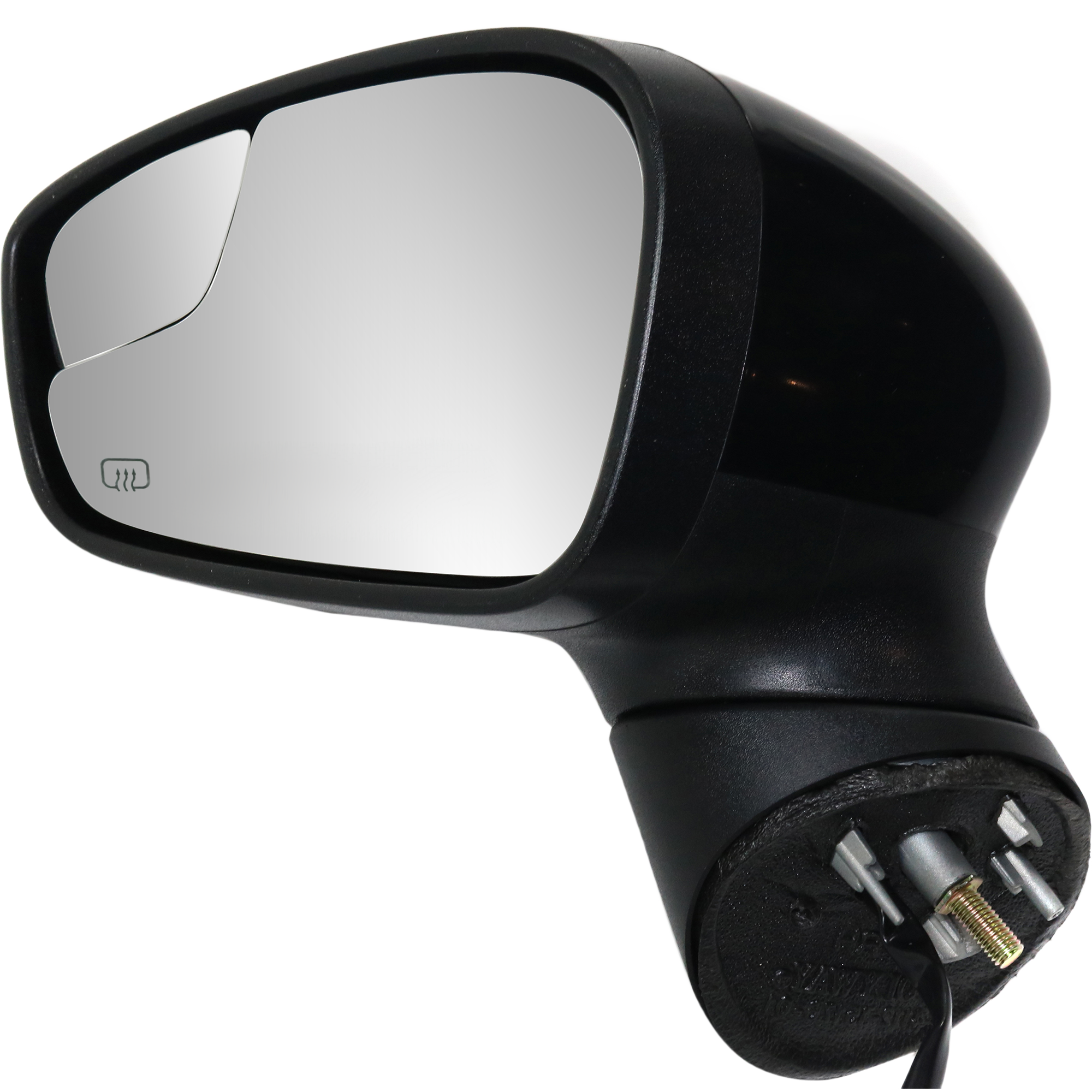 AM FIESTA 11-13 MIRROR LH Power Manual Folding Heated Paintable w Blind Spot Glass No Signal Light HB Sedan SKU FD270EL Partslink FO1320459 OEM BE8Z17683B PFM