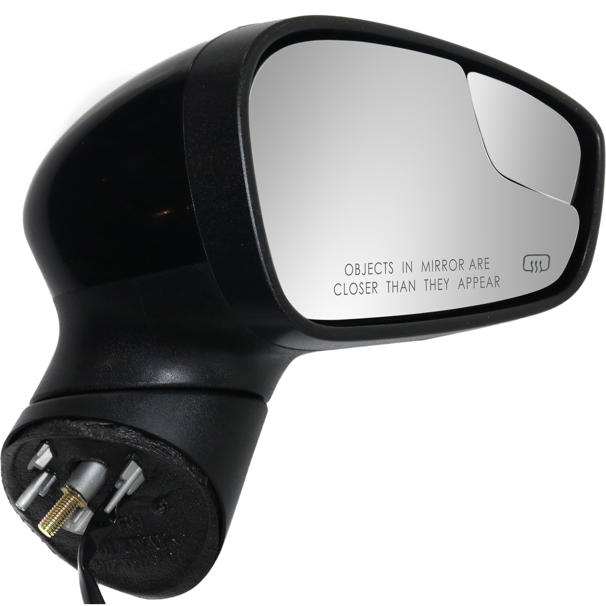 AM FIESTA 11-13 MIRROR RH Power Manual Folding Heated Paintable w Blind Spot Glass No Signal Light HB Sedan SKU FD270ER Partslink FO1321459 OEM BE8Z17682B PFM
