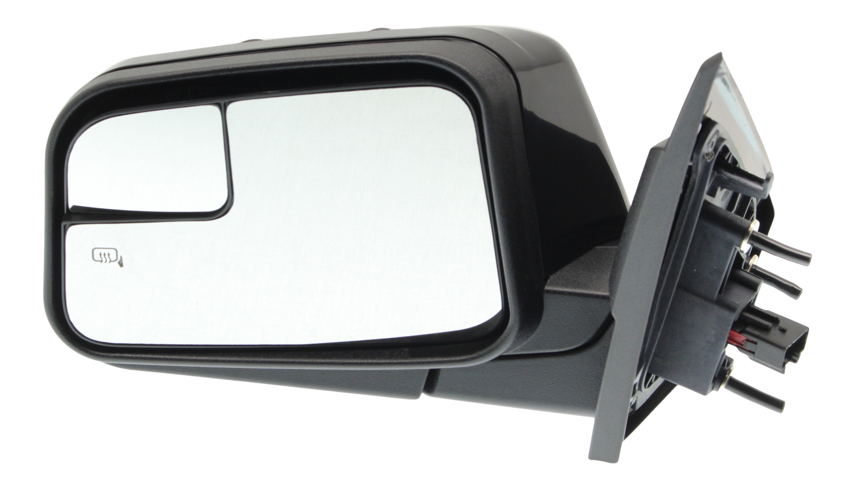 AM EDGE 11-11 MIRROR LH Power Manual Folding Heated Paintable w Blind Spot Glass No Auto dimming Memory and Signal Light SKU FD272EL Partslink FO1320468 OEM BT4Z17683FAPTM PFM