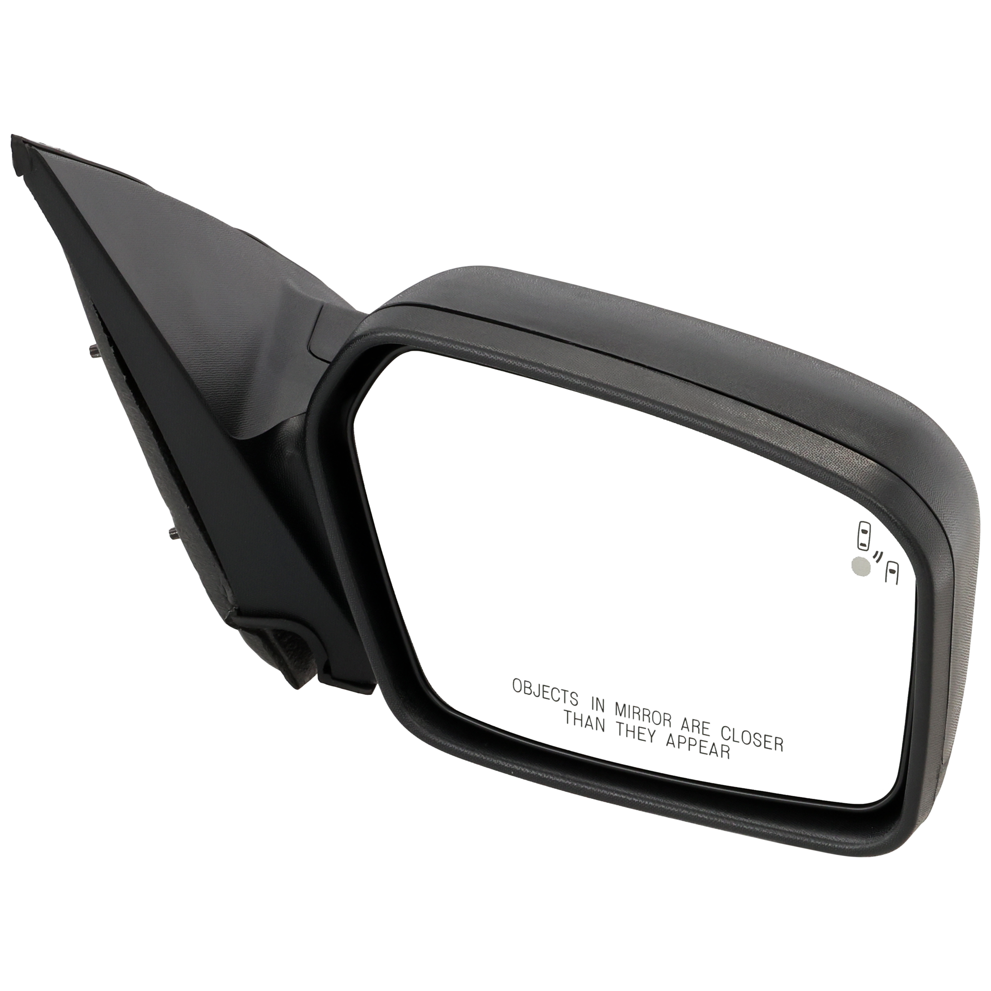 AM FUSION 10-12 MIRROR RH Power Non Folding Heated Paintable Textured 2 Caps w BSD and Puddle Light SKU FD274ER Partslink FO1321431 OEM 9E5Z17682B PFM