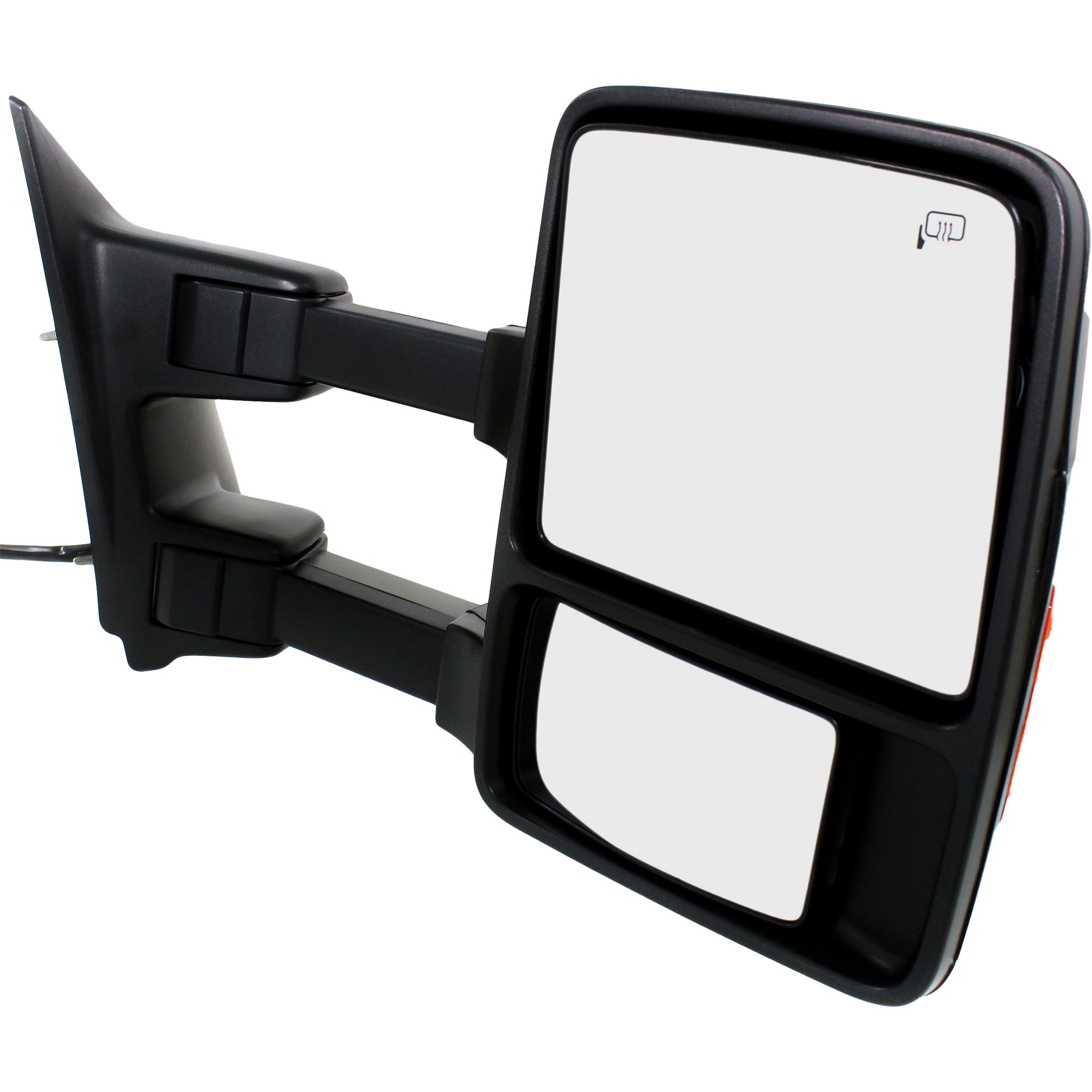 AM F SERIES SUPER DUTY 08-09 TOWING MIRROR RH Power Power Folding Heated Textured w Auto Extend and Signal Light No Memory w Side Maker SKU FD275ER S Partslink FO1321425 OEM 8C3Z17682AB 7C3Z17682CB