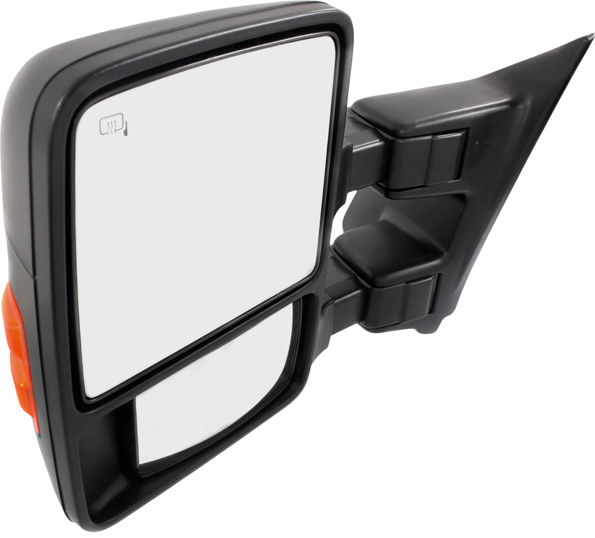 AM F SERIES SUPER DUTY 08-09 TOWING MIRROR LH Power Power Folding Heated Textured w Auto Extend Memory and Signal Light SKU FD277EL S Partslink FO1320426 OEM 8C3Z17683BB 7C3Z17683FB