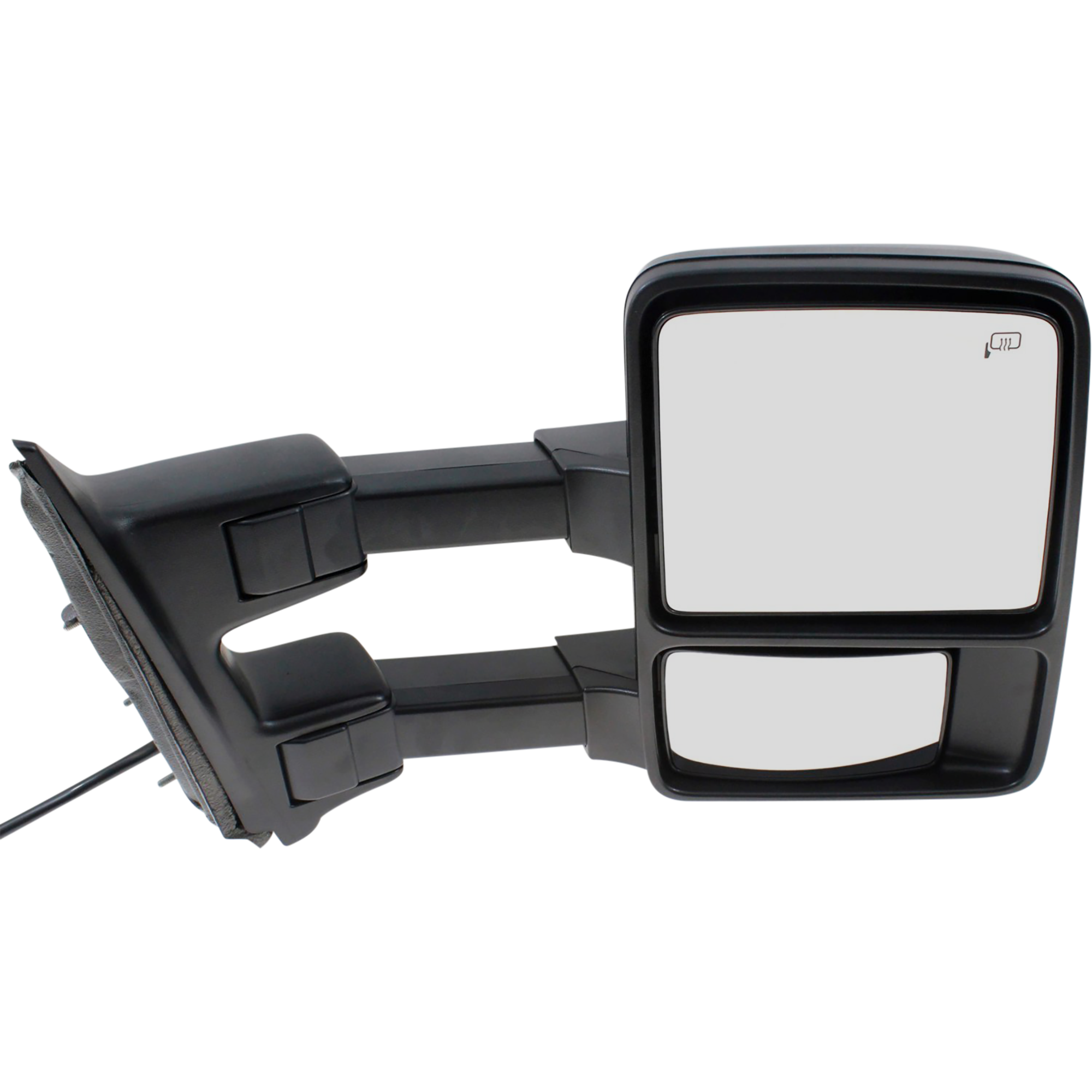AM F SERIES SUPER DUTY 10-10 TOWING MIRROR RH Power Power Folding Heated Chrome Paintable 2 Caps w Auto Extend Memory and Signal Light w Side Marker SKU FD282ER S Partslink FO1321492 OEM 9C3Z17682MA PFM
