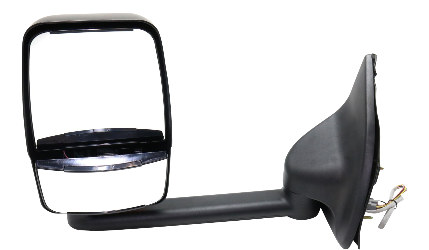 AM F SERIES SUPER DUTY 99-05 TOWING MIRROR LH Power Manual Folding Heated Paintable w Signal Light w Long Arm SKU FD299EL S OEM 5C3Z17683EAA PFM 5C3Z17D743BAA