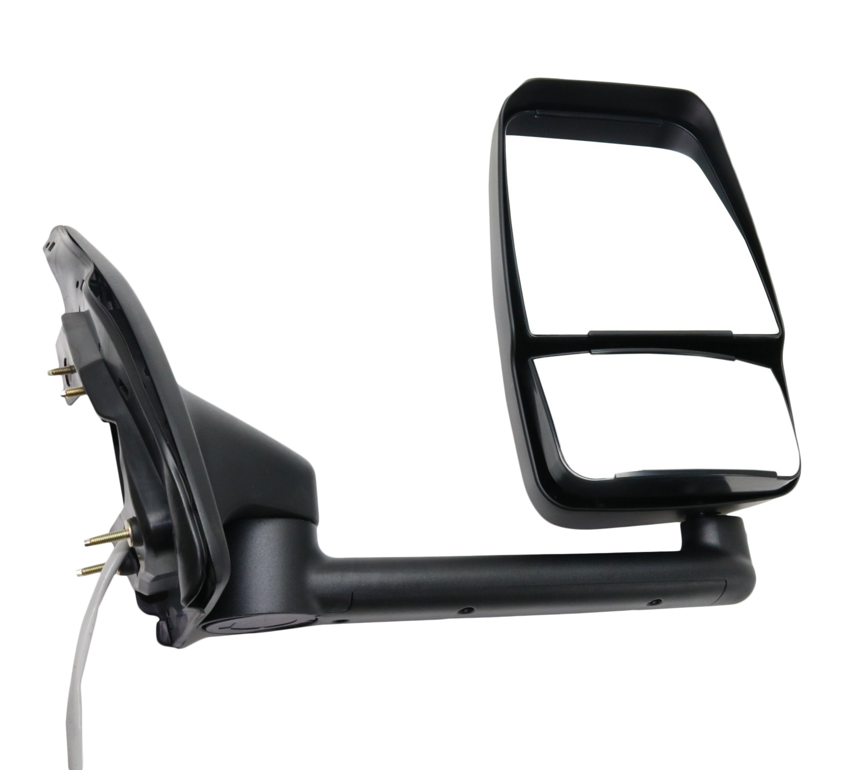 AM F SERIES SUPER DUTY 99-05 TOWING MIRROR RH Power Manual Folding Heated Paintable No Signal Light w Short Arm SKU FD301ER OEM 3C7Z17682EAA PFM 3C3Z17682DAA
