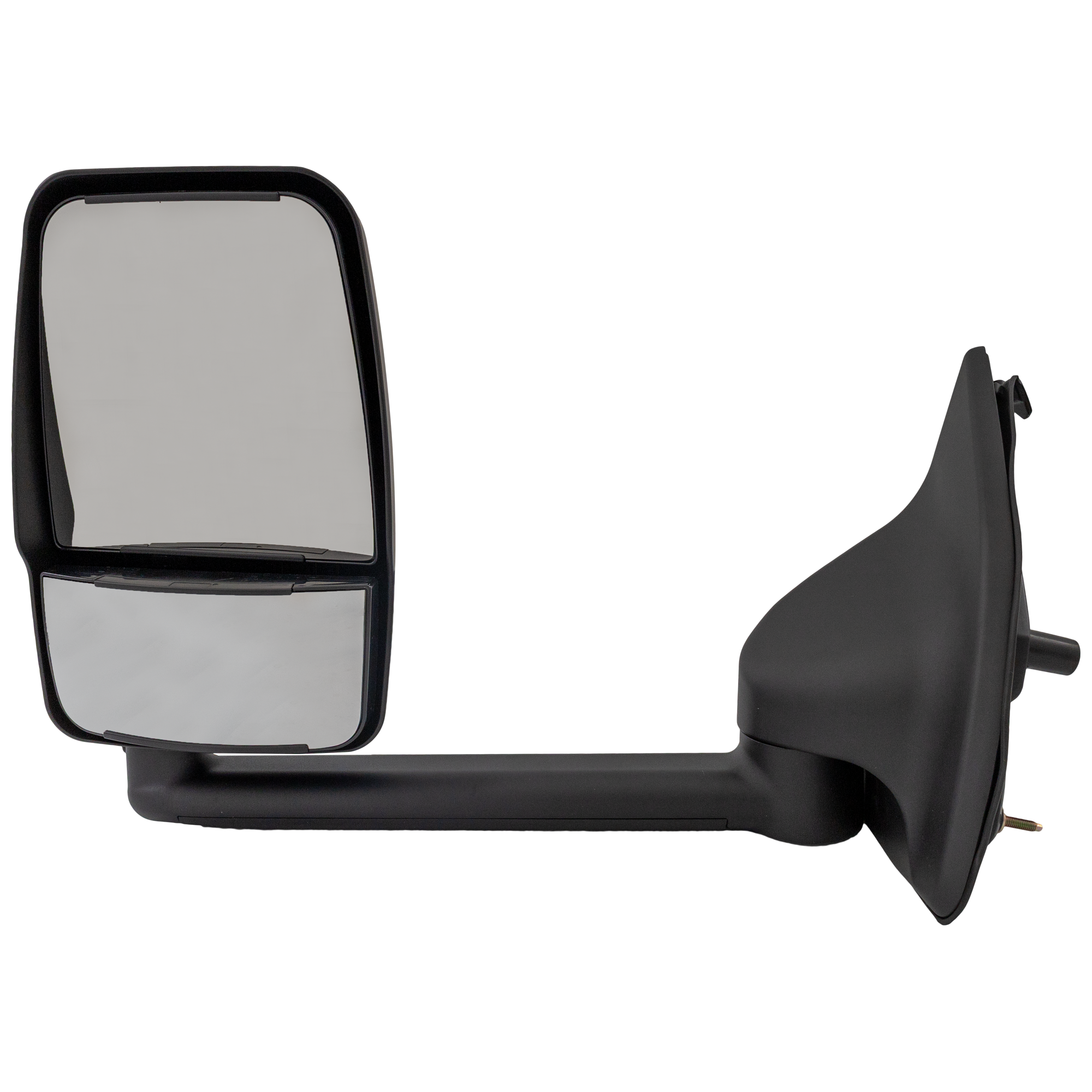 AM F SERIES SUPER DUTY 99-10 TOWING MIRROR RH Manual Adjust Manual Folding Non Heated Paintable No Signal Light w Long Arm SKU FD303R OEM F81Z17682AAA PFM 3C3Z17682AAA