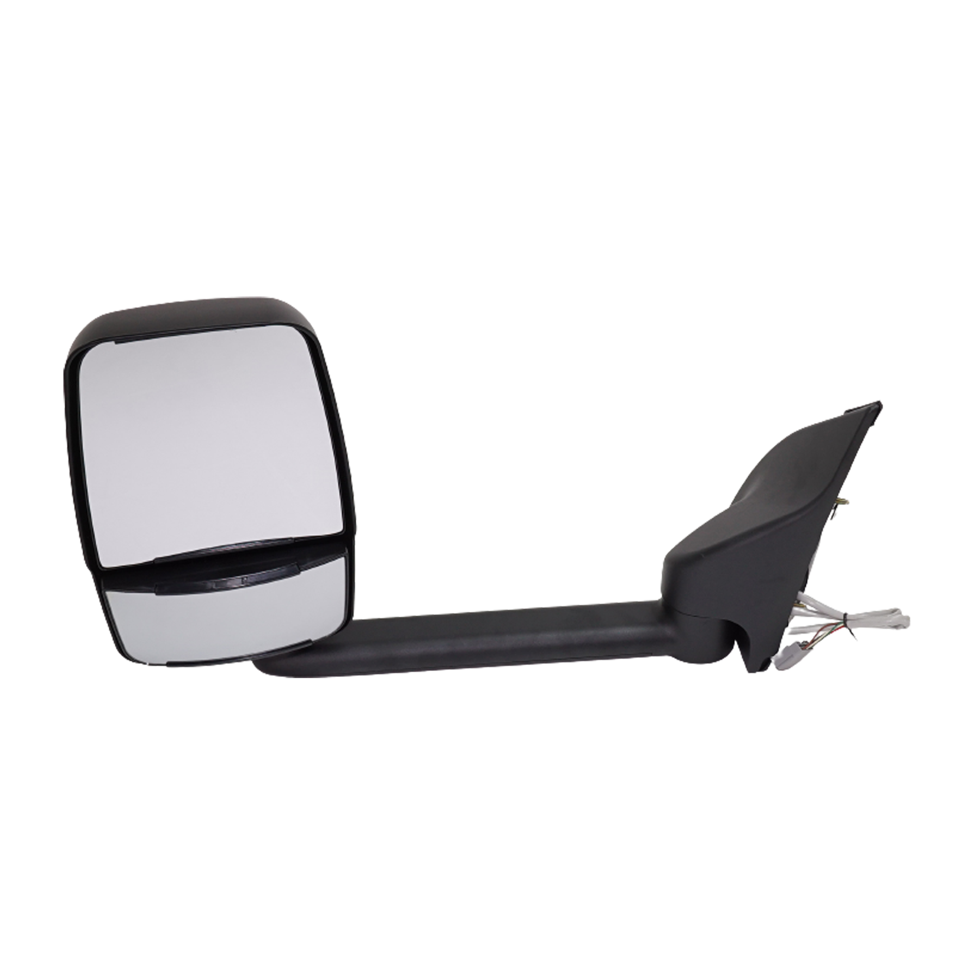 AM F SERIES SUPER DUTY 99-05 TOWING MIRROR LH Power Manual Folding Heated Paintable No Signal Light w Long Arm SKU FD304EL OEM 3C7Z17683EAA PFM 3C3Z17683DAA