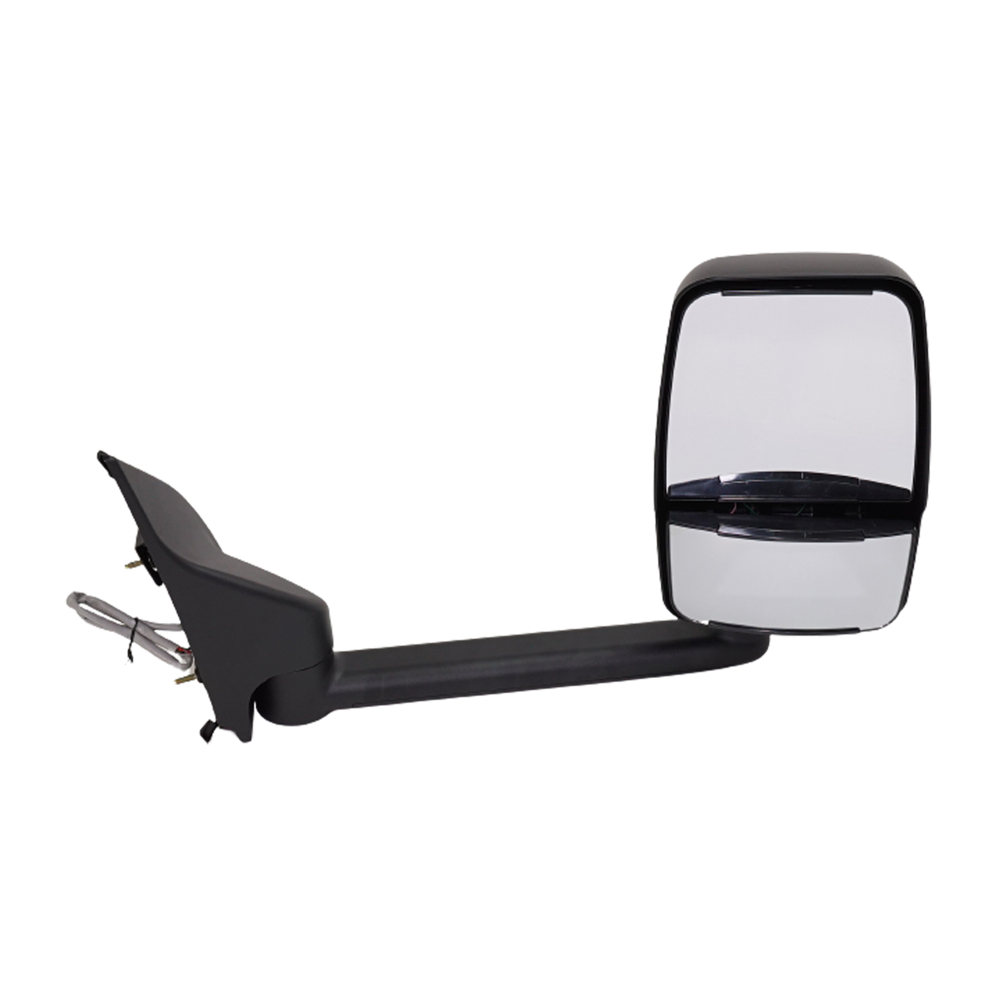 AM F SERIES SUPER DUTY 99-05 TOWING MIRROR RH Power Manual Folding Heated Paintable No Signal Light w Long Arm SKU FD304ER OEM 3C7Z17682EAA PFM 3C3Z17682DAA
