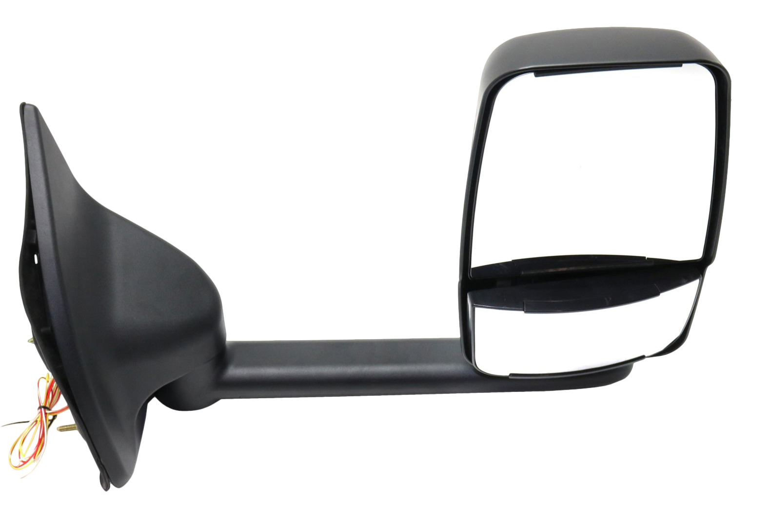 AM F SERIES SUPER DUTY 99-10 TOWING MIRROR RH Manual Adjust Manual Folding Non Heated Paintable w Signal Light w Long Arm SKU FD305R S OEM F81Z17682AAA PFM 3C3Z17682AAA