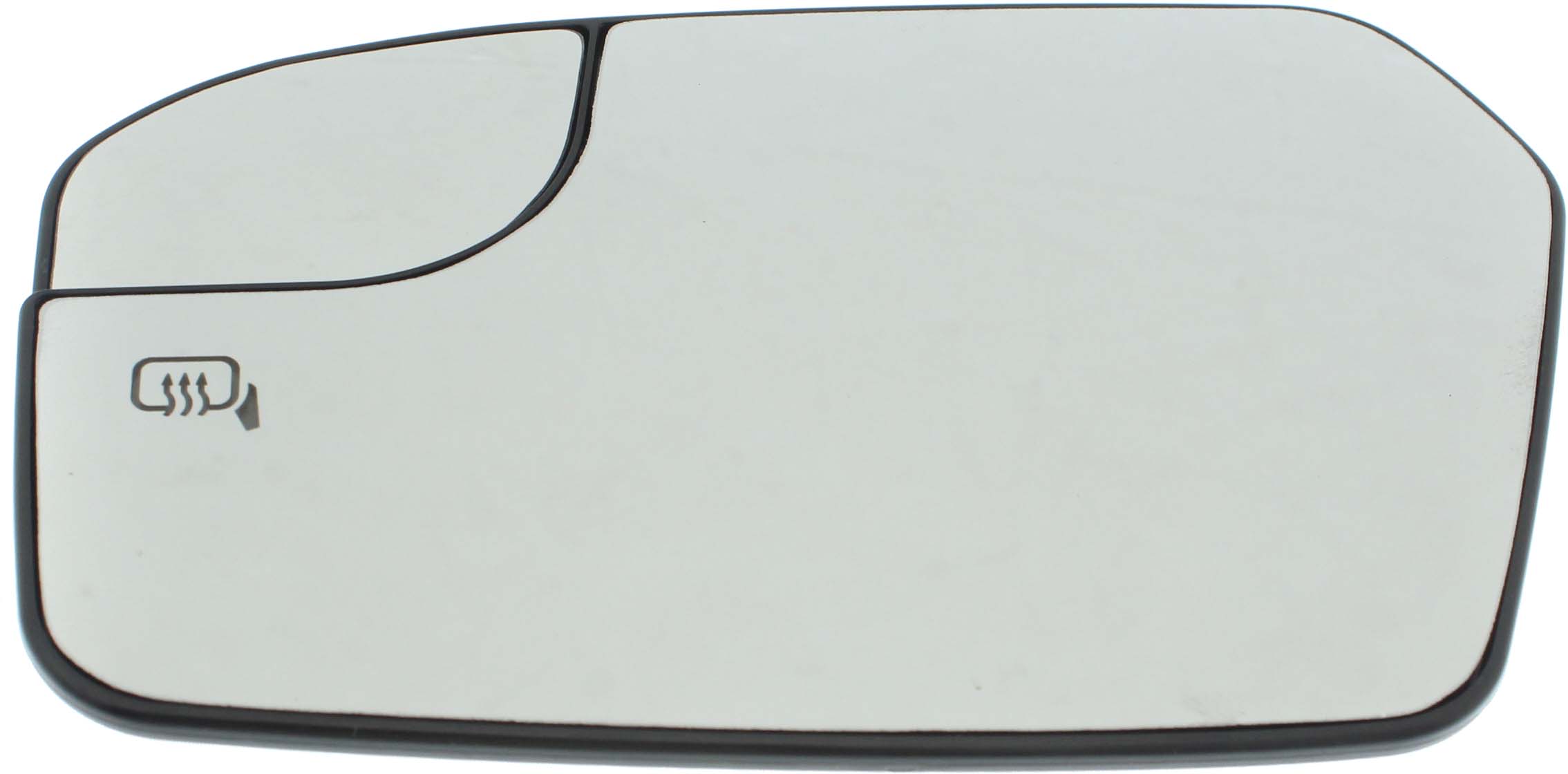 AM FUSION 11-12 MIRROR GLASS LH Heated w Backing Plate w BSG w o BLIS SKU FD322GL OEM BE5Z17K707D BH6Z17K707A