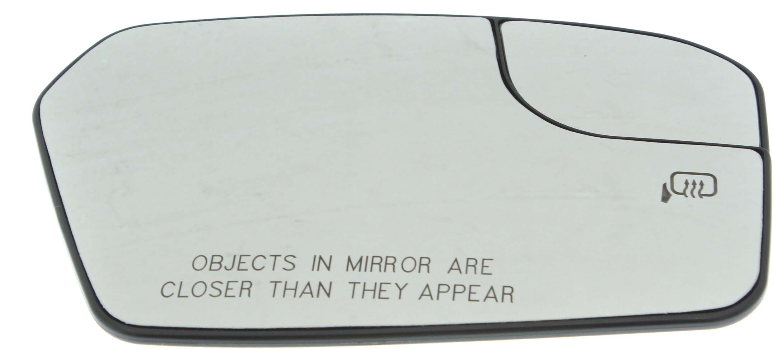 AM FUSION 11-12 MIRROR GLASS RH Heated w Backing Plate w BSG w o BLIS SKU FD322GR Partslink FO1325209 OEM BE5Z17K707C