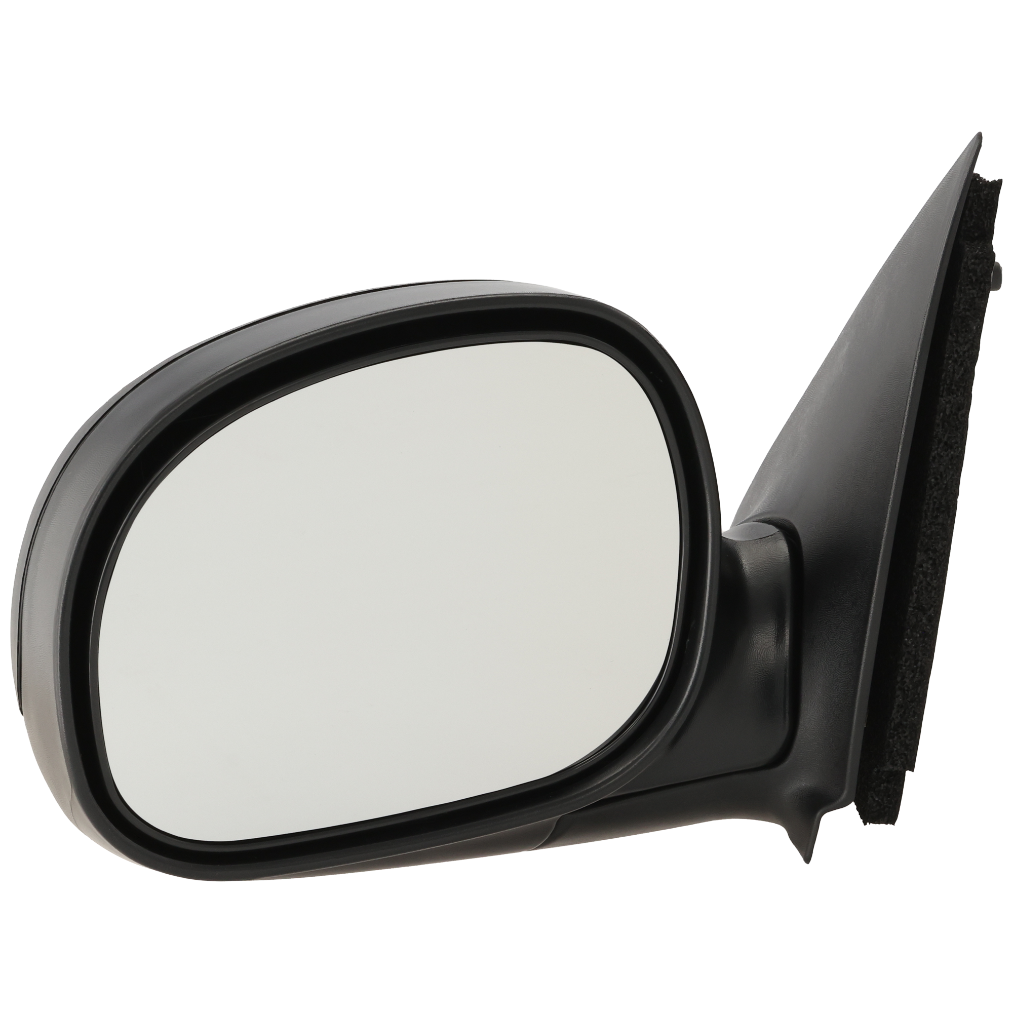 AM F 150-97-04 F 250-97-99 MIRROR LH Non Towing Manual Adjust Manual Folding Non Heated Textured Contour Style Regular Super Cab SKU FD323L Partslink FO1320300 OEM F85Z17683BAA PFM 1L3Z17683HAA