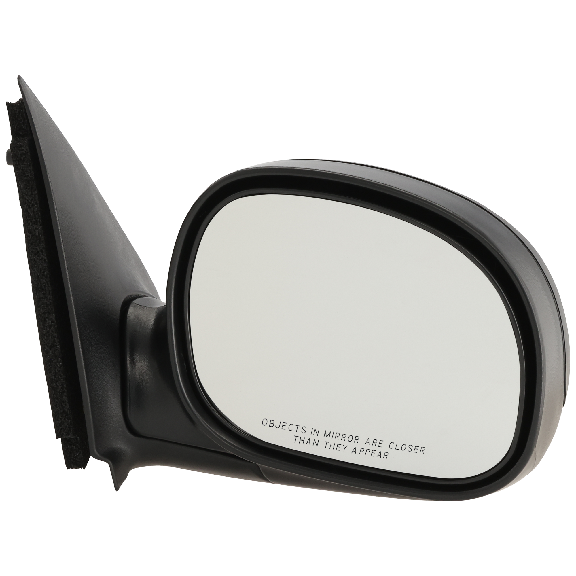 AM F 150-97-04 F 250-97-99 MIRROR RH Non Towing Manual Adjust Manual Folding Non Heated Textured Contour Style Regular Super Cab SKU FD323R Partslink FO1321300 OEM F85Z17682BAA PFM 1L3Z17682HAA