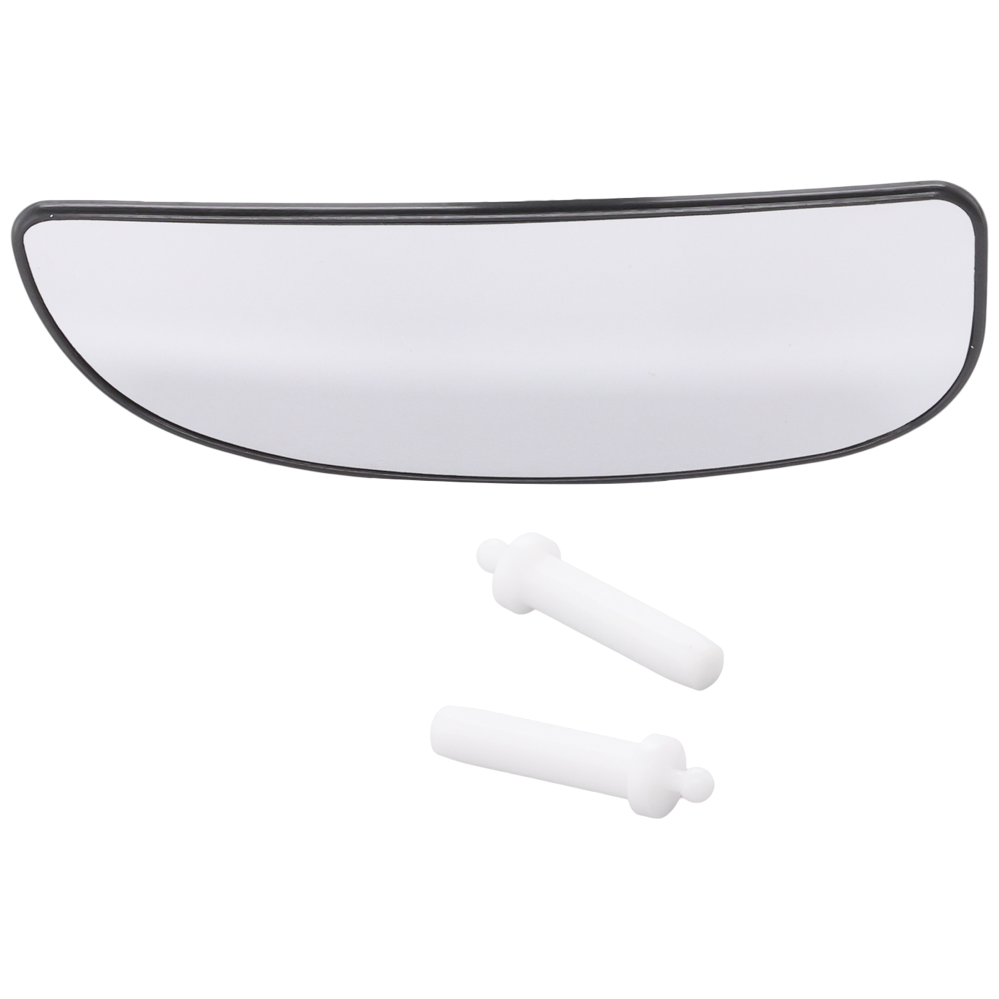 AM F 250-350 SUPER DUTY 99-07 MIRROR GLASS LH Lower Towing Non Heated w Backing Plate SKU FD342GL Partslink FO1324133 OEM YC3Z17K707CB