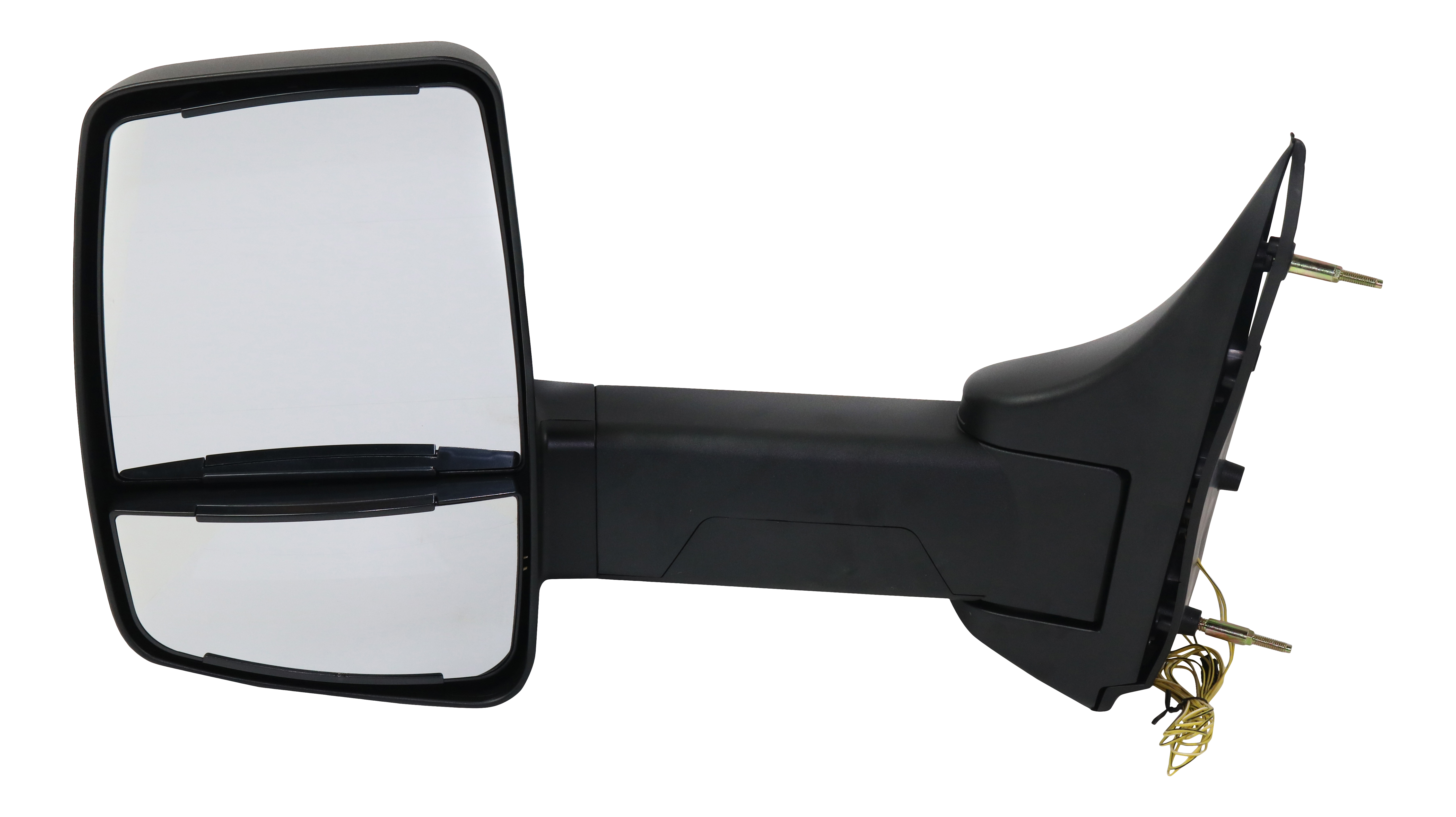AM ECONOLINE VAN 92-14 TOWING MIRROR LH Manual Adjust Manual Folding Non Heated Textured No Auto dimming BSD In housing Signal Light and Memory 4 Bolt Mount SKU FD353L S OEM 7C2Z17683DA PFM
