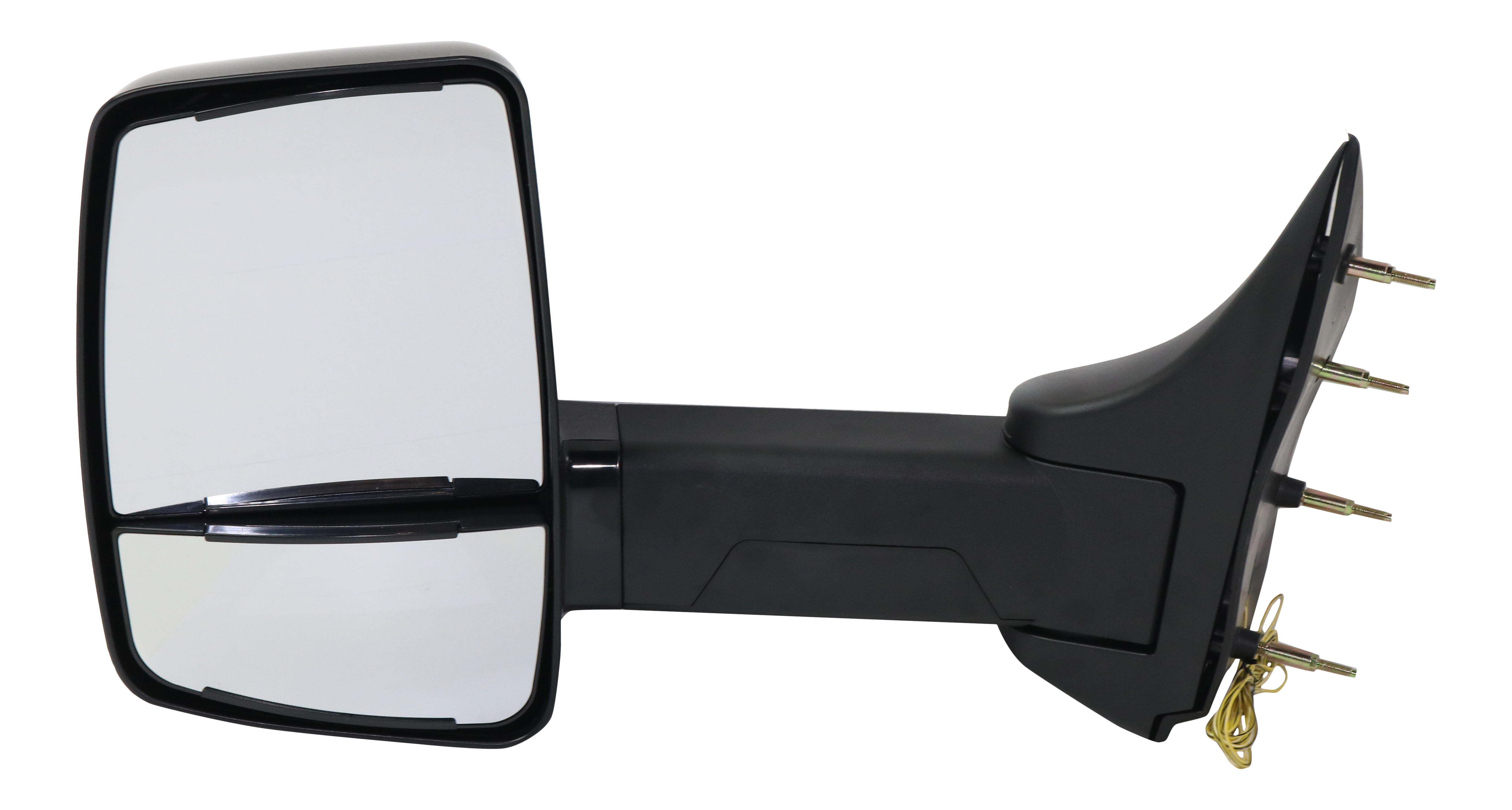 AM ECONOLINE VAN 92-14 TOWING MIRROR LH Manual Adjust Manual Folding Non Heated Paintable No Auto dimming BSD In housing Signal Light and Memory 4 Bolt Mount SKU FD354L S OEM 7C2Z17683DA PFM