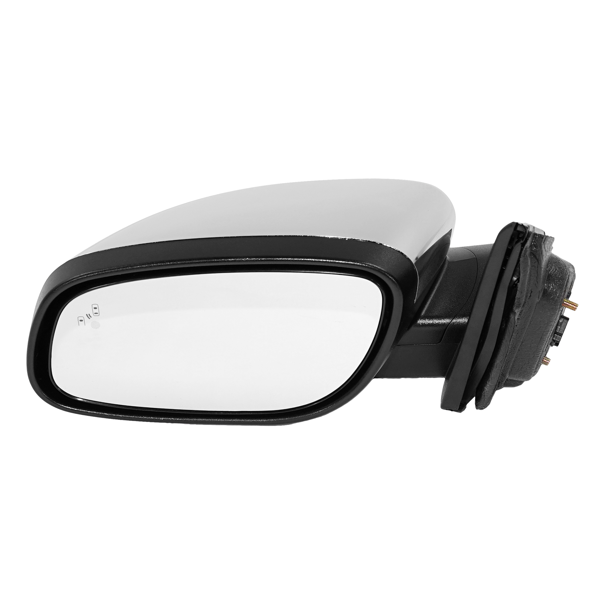 AM TAURUS 10-19 MIRROR LH Power Manual Folding Heated Chrome w BSD Memory Puddle Light and Signal Light Limited SHO Models SKU FD383CL S Partslink FO1320646 OEM AG1Z17683F AG1Z17D743CA