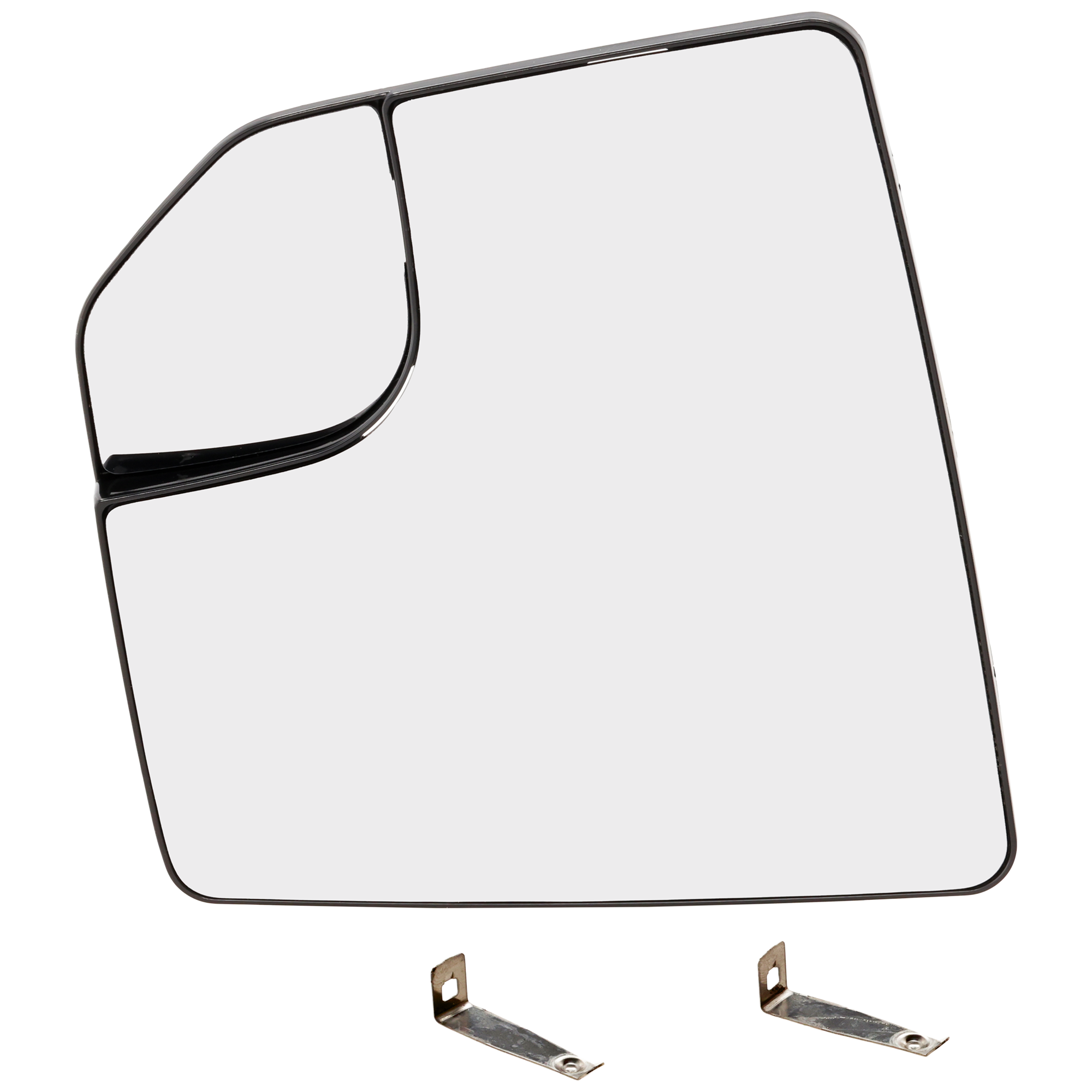 AM F 150-15-20 MIRROR GLASS LH Non Towing Non Heated w Blind Spot Glass No Memory and Auto Dimming SKU FD386GL Partslink FO1324139 OEM FL3Z17K707L